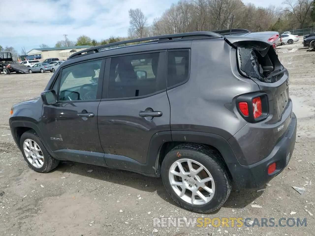 2 fotografías del automóvil dañado ZACNJABB2LPL60552 JEEP RENEGADE 2020
