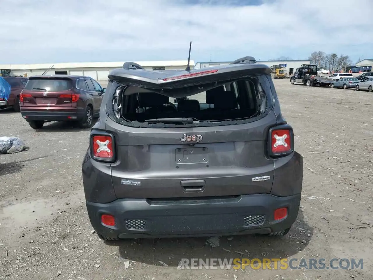 6 fotografías del automóvil dañado ZACNJABB2LPL60552 JEEP RENEGADE 2020
