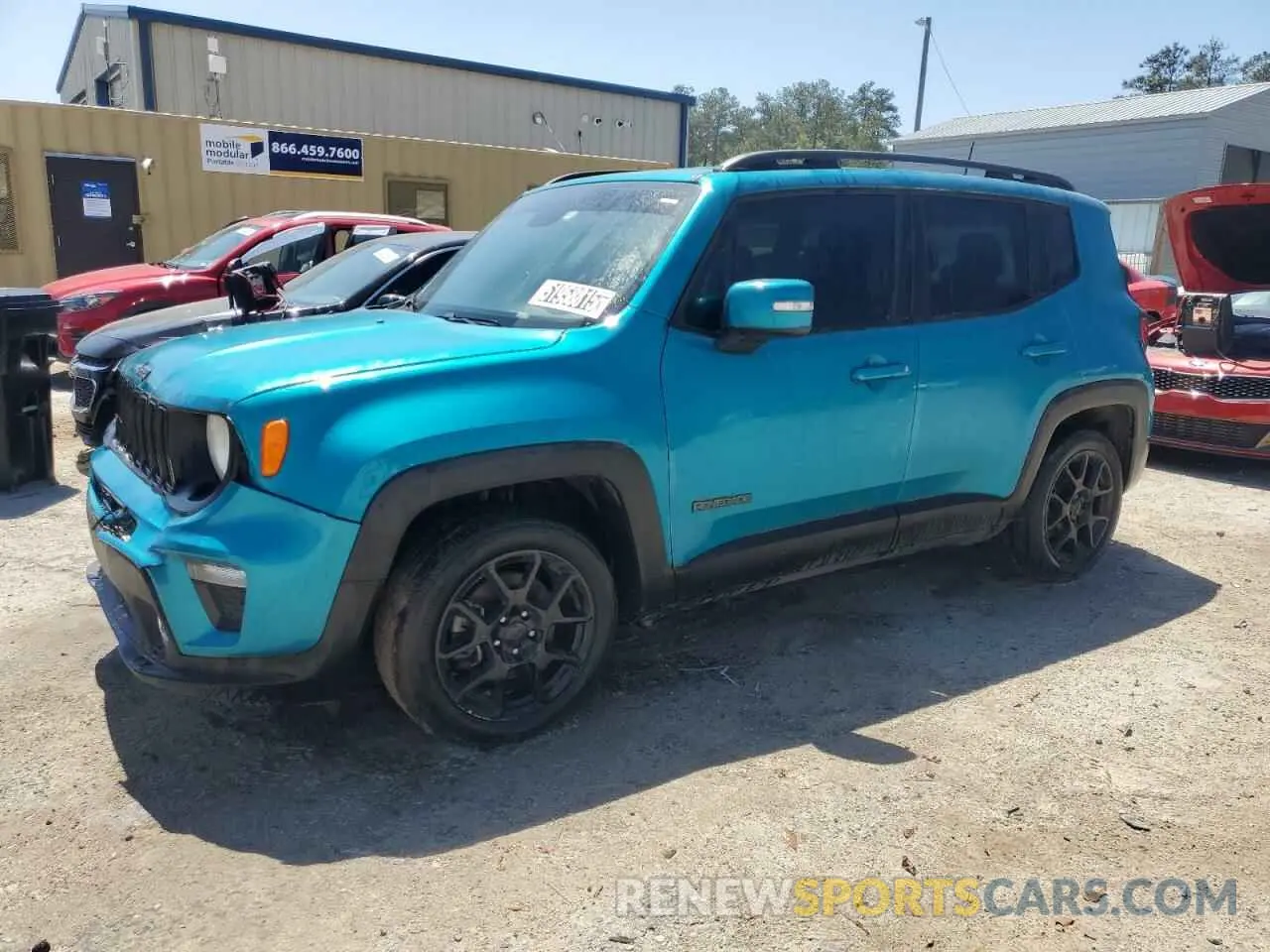 1 fotografías del automóvil dañado ZACNJABB3LPL27009 JEEP RENEGADE 2020