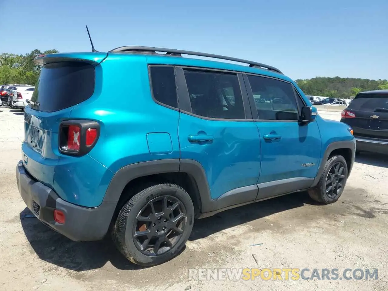 3 fotografías del automóvil dañado ZACNJABB3LPL27009 JEEP RENEGADE 2020