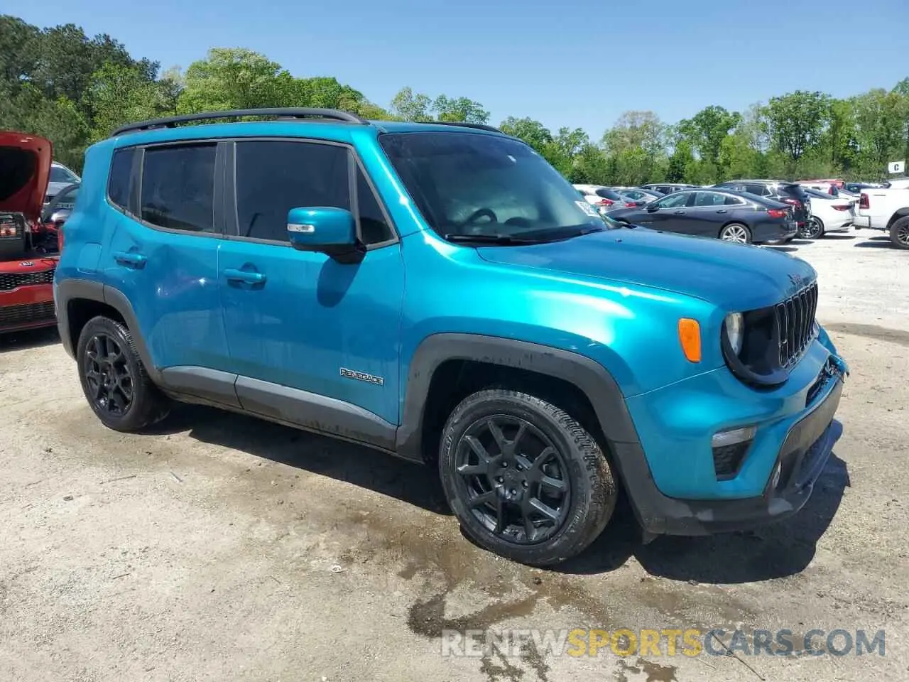 4 fotografías del automóvil dañado ZACNJABB3LPL27009 JEEP RENEGADE 2020