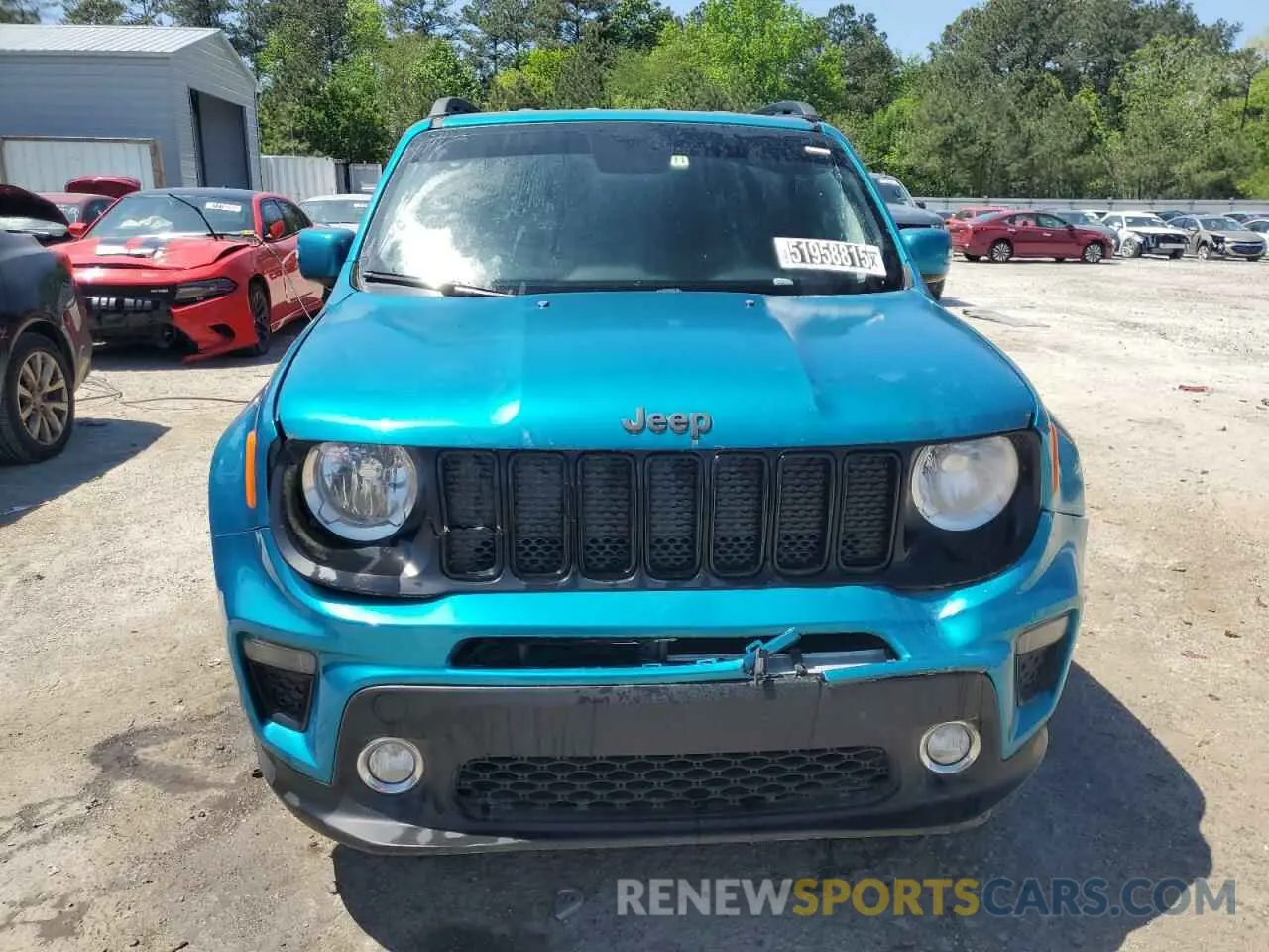 5 fotografías del automóvil dañado ZACNJABB3LPL27009 JEEP RENEGADE 2020