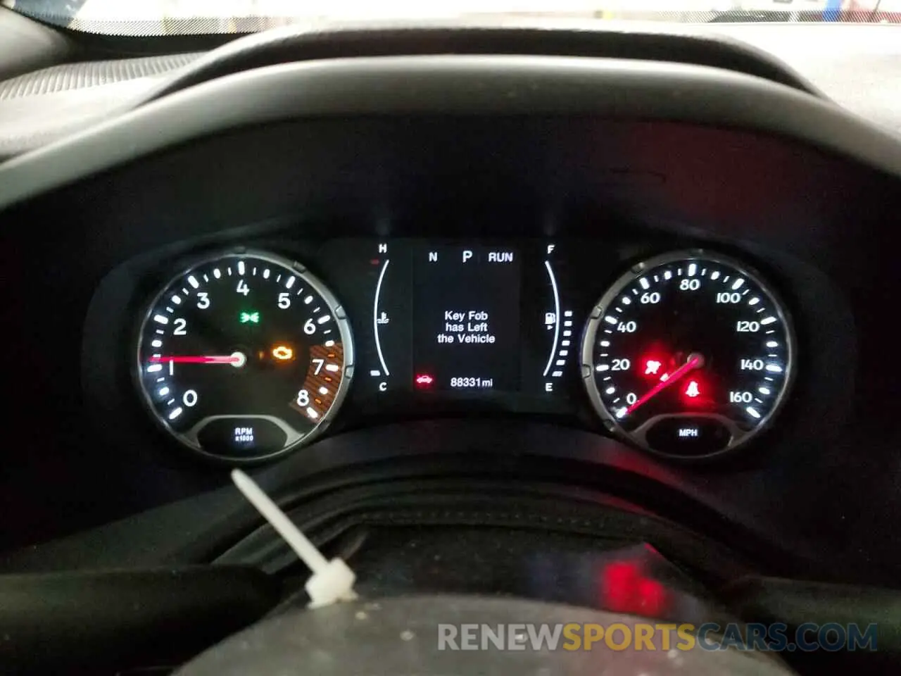 9 fotografías del automóvil dañado ZACNJABB3LPL54484 JEEP RENEGADE 2020