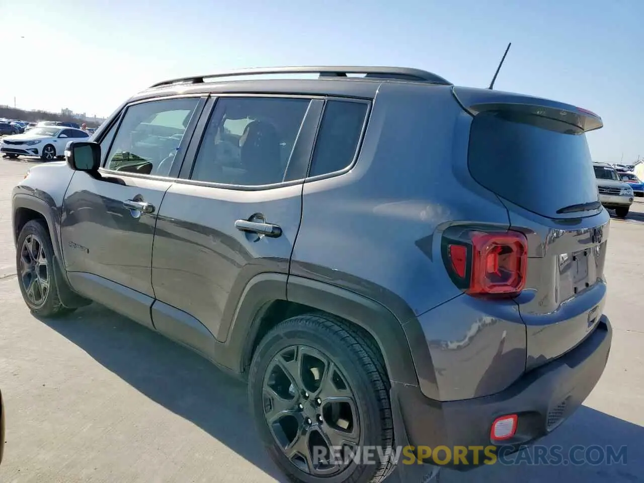 2 fotografías del automóvil dañado ZACNJABB3LPL83581 JEEP RENEGADE 2020
