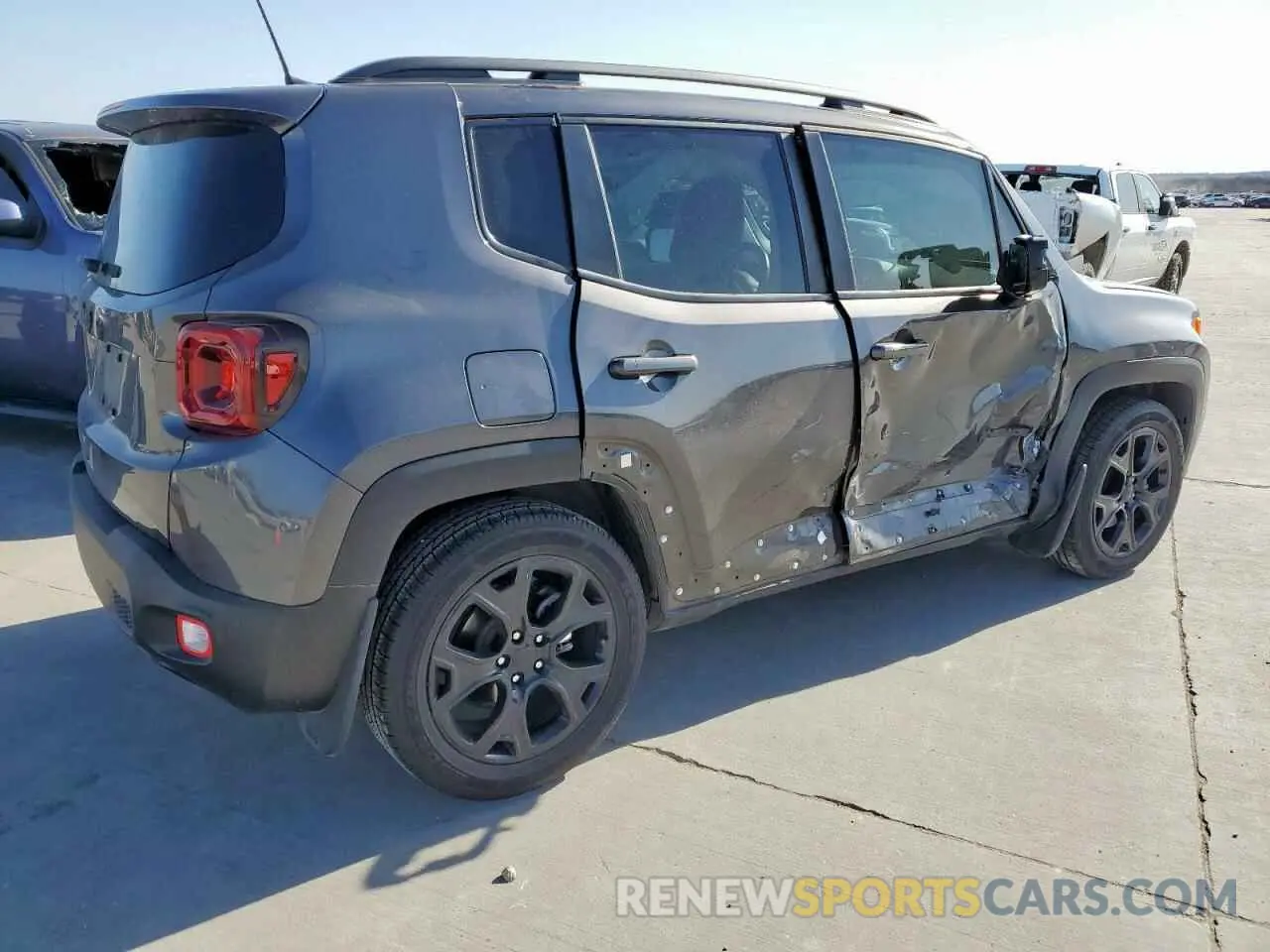 3 fotografías del automóvil dañado ZACNJABB3LPL83581 JEEP RENEGADE 2020