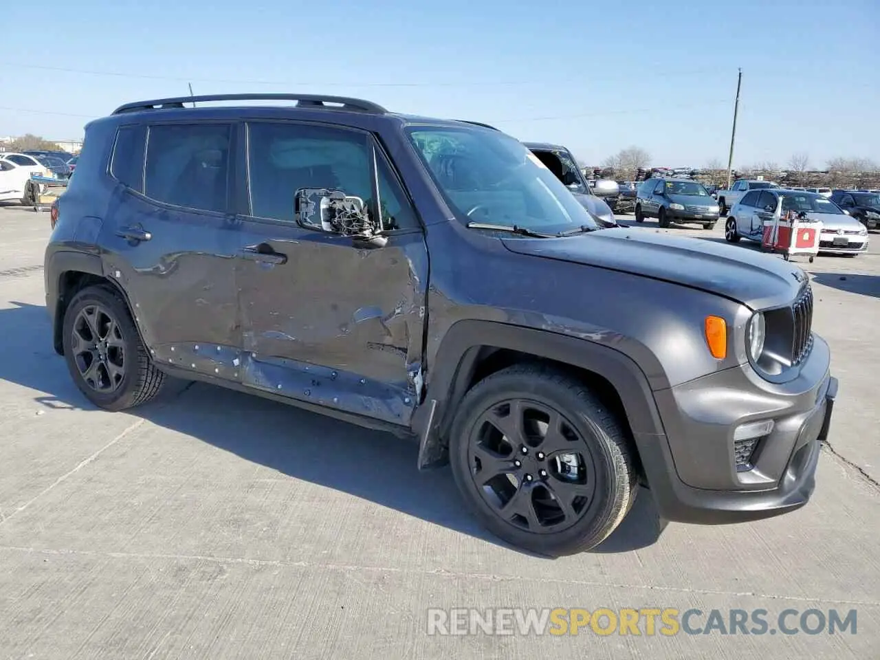 4 fotografías del automóvil dañado ZACNJABB3LPL83581 JEEP RENEGADE 2020