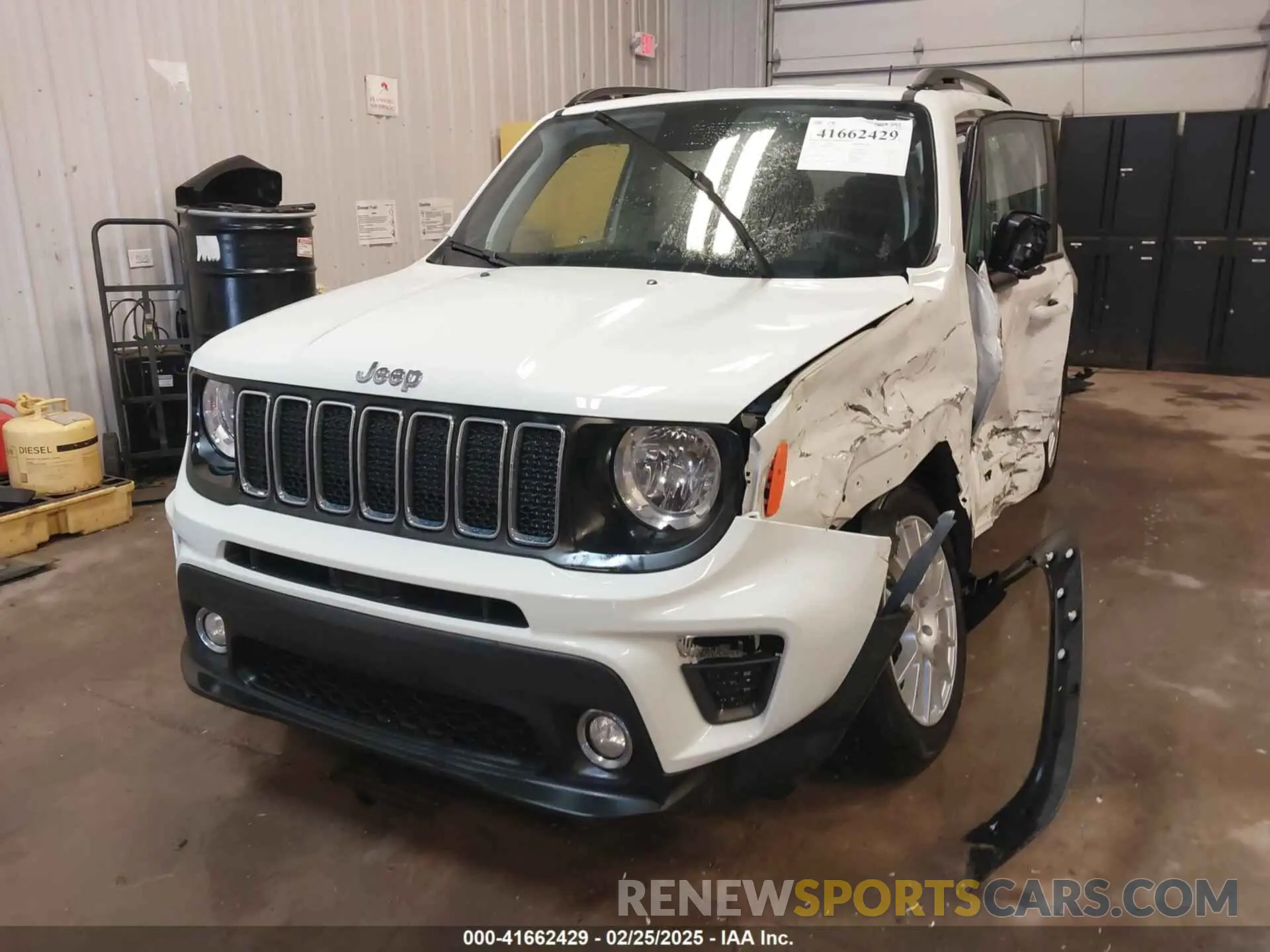 2 fotografías del automóvil dañado ZACNJABB4LPL26676 JEEP RENEGADE 2020