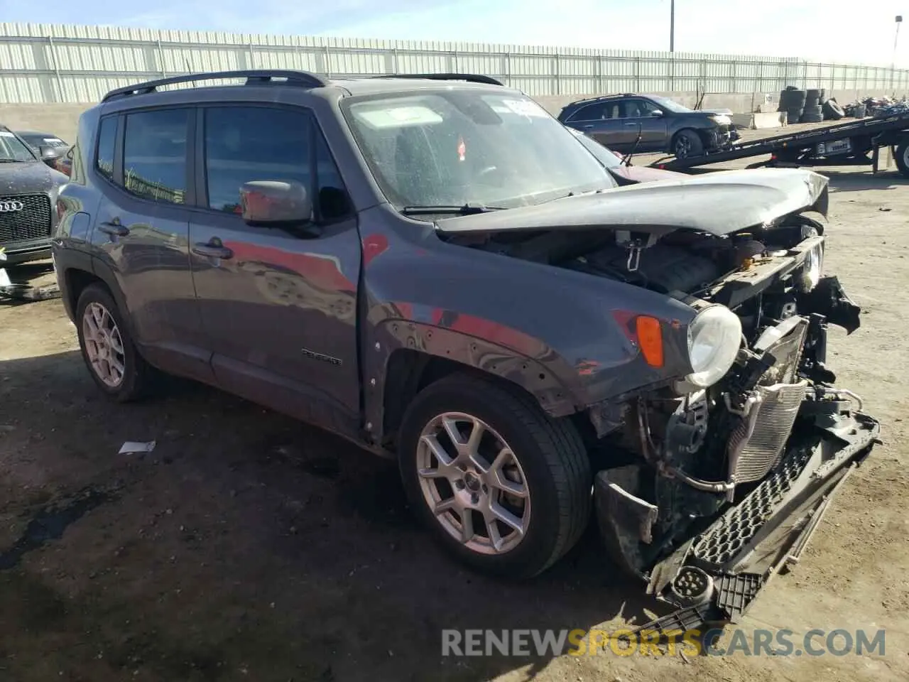 4 fotografías del automóvil dañado ZACNJABB4LPL67602 JEEP RENEGADE 2020