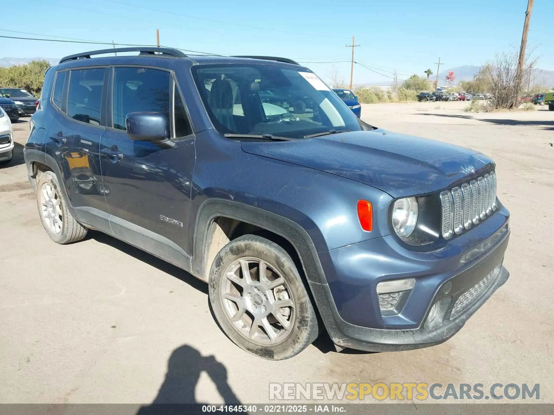 1 fotografías del automóvil dañado ZACNJABB4LPL84593 JEEP RENEGADE 2020