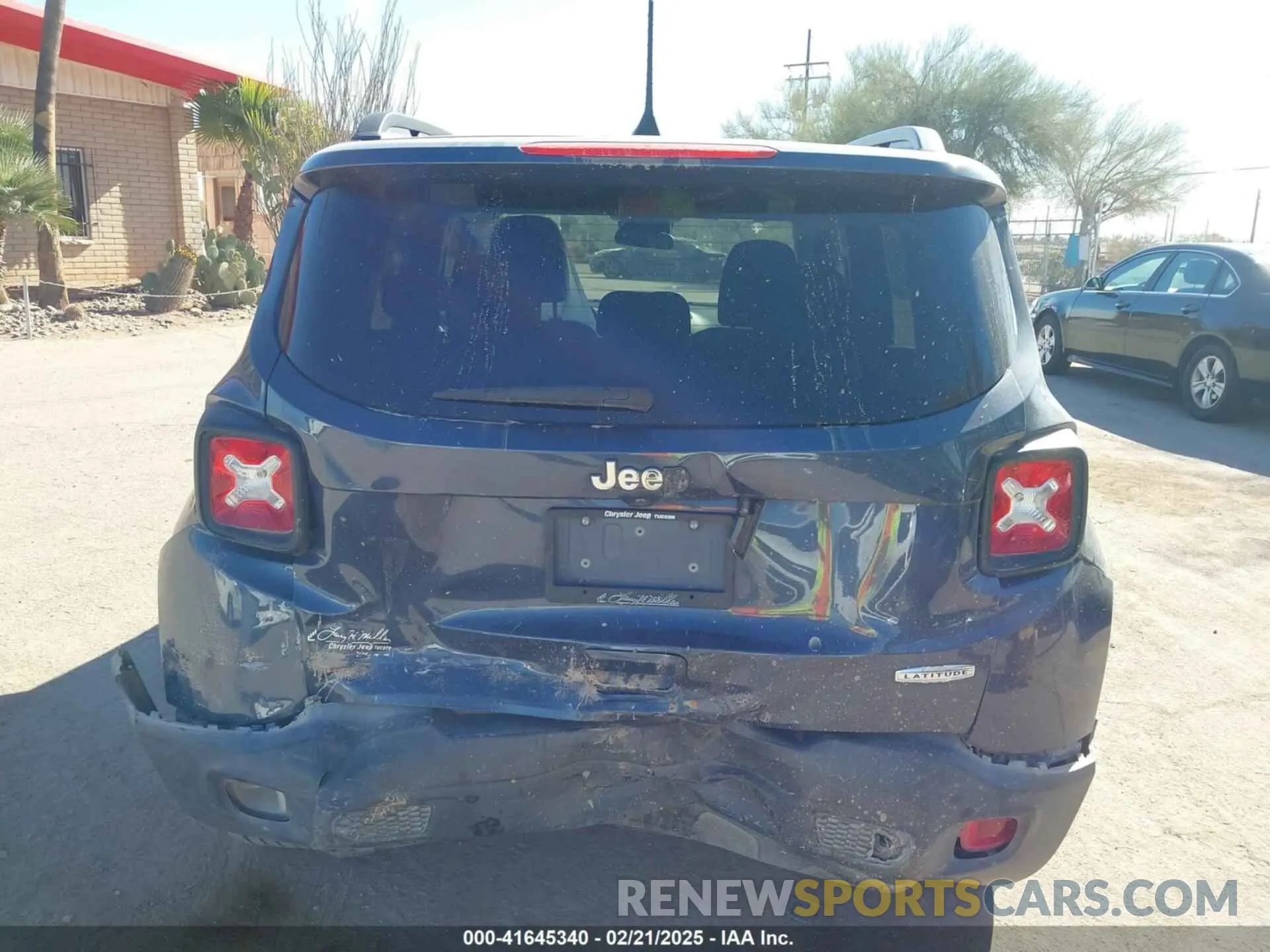 16 fotografías del automóvil dañado ZACNJABB4LPL84593 JEEP RENEGADE 2020