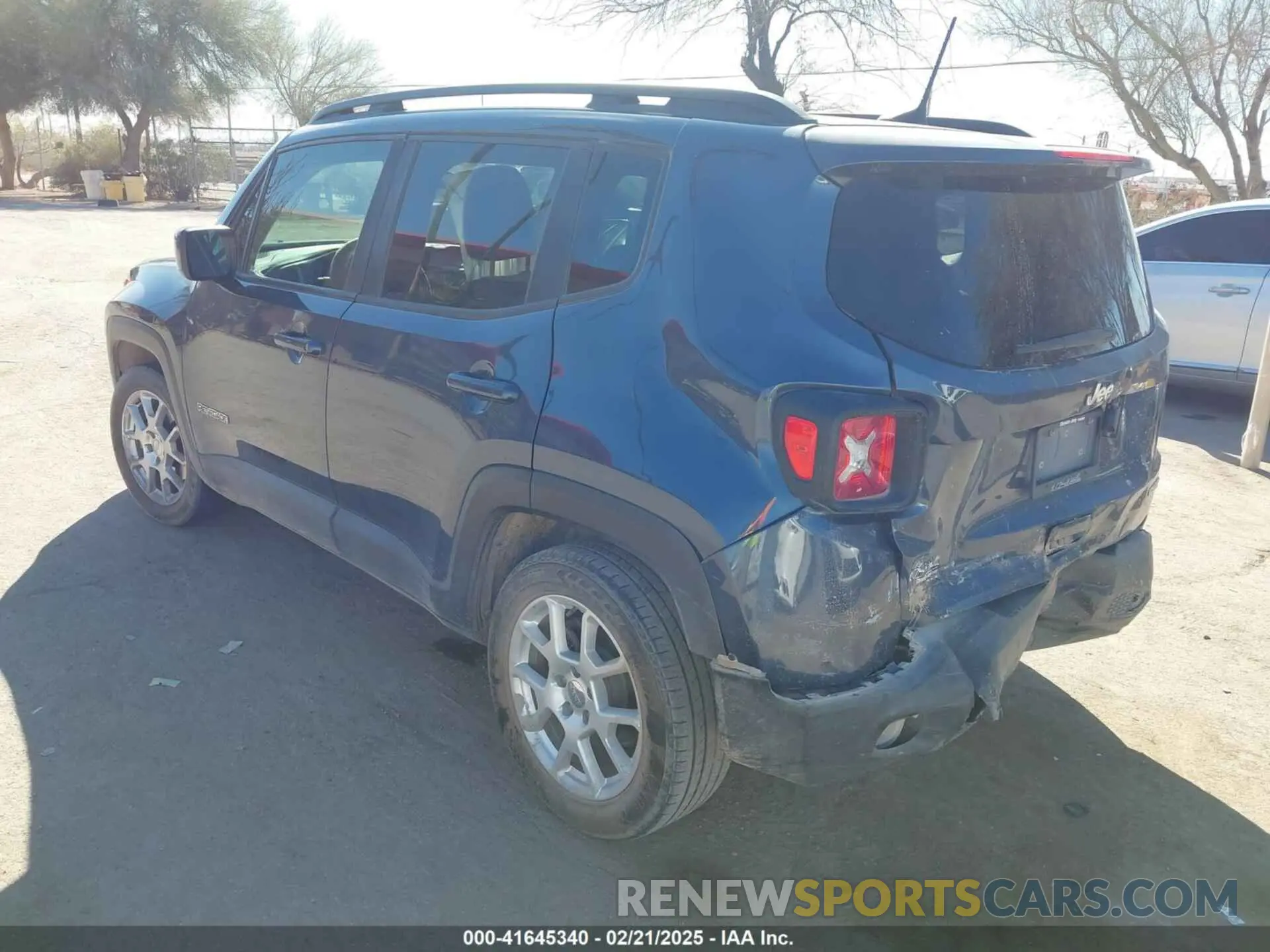 3 fotografías del automóvil dañado ZACNJABB4LPL84593 JEEP RENEGADE 2020