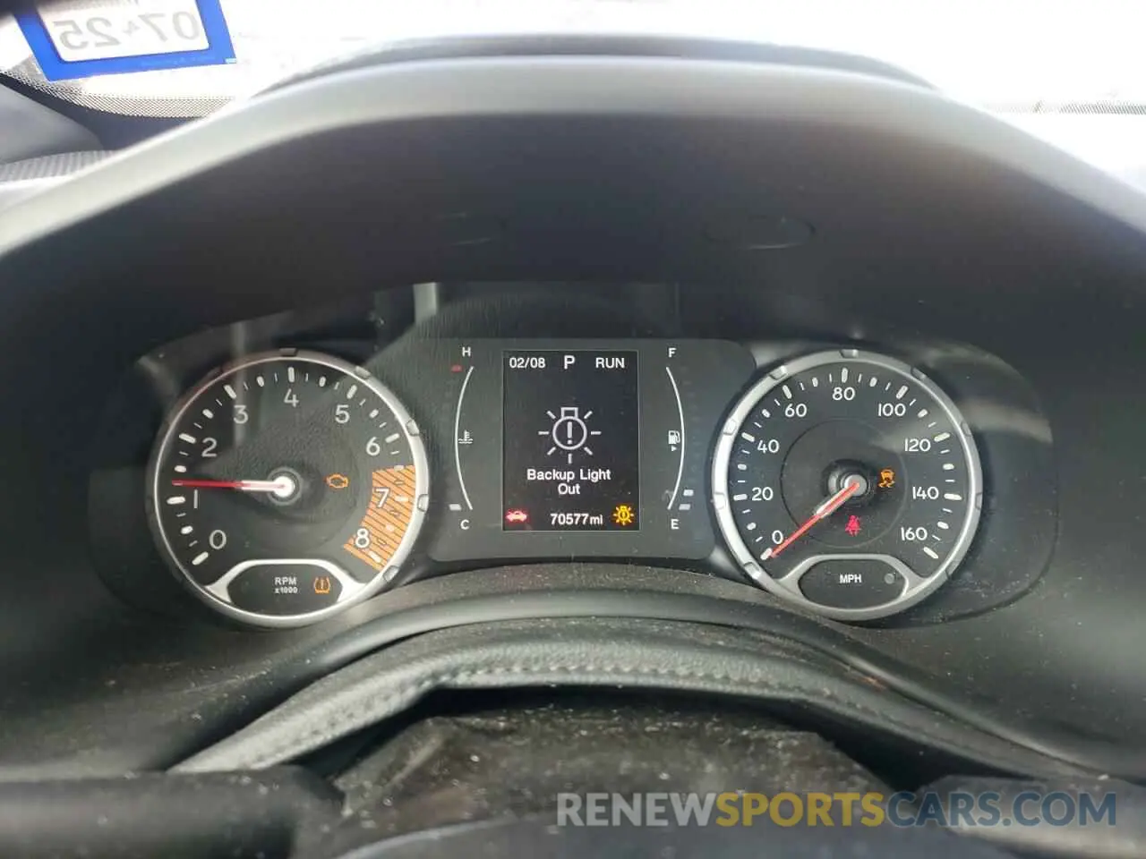 9 fotografías del automóvil dañado ZACNJABB5LPL67902 JEEP RENEGADE 2020