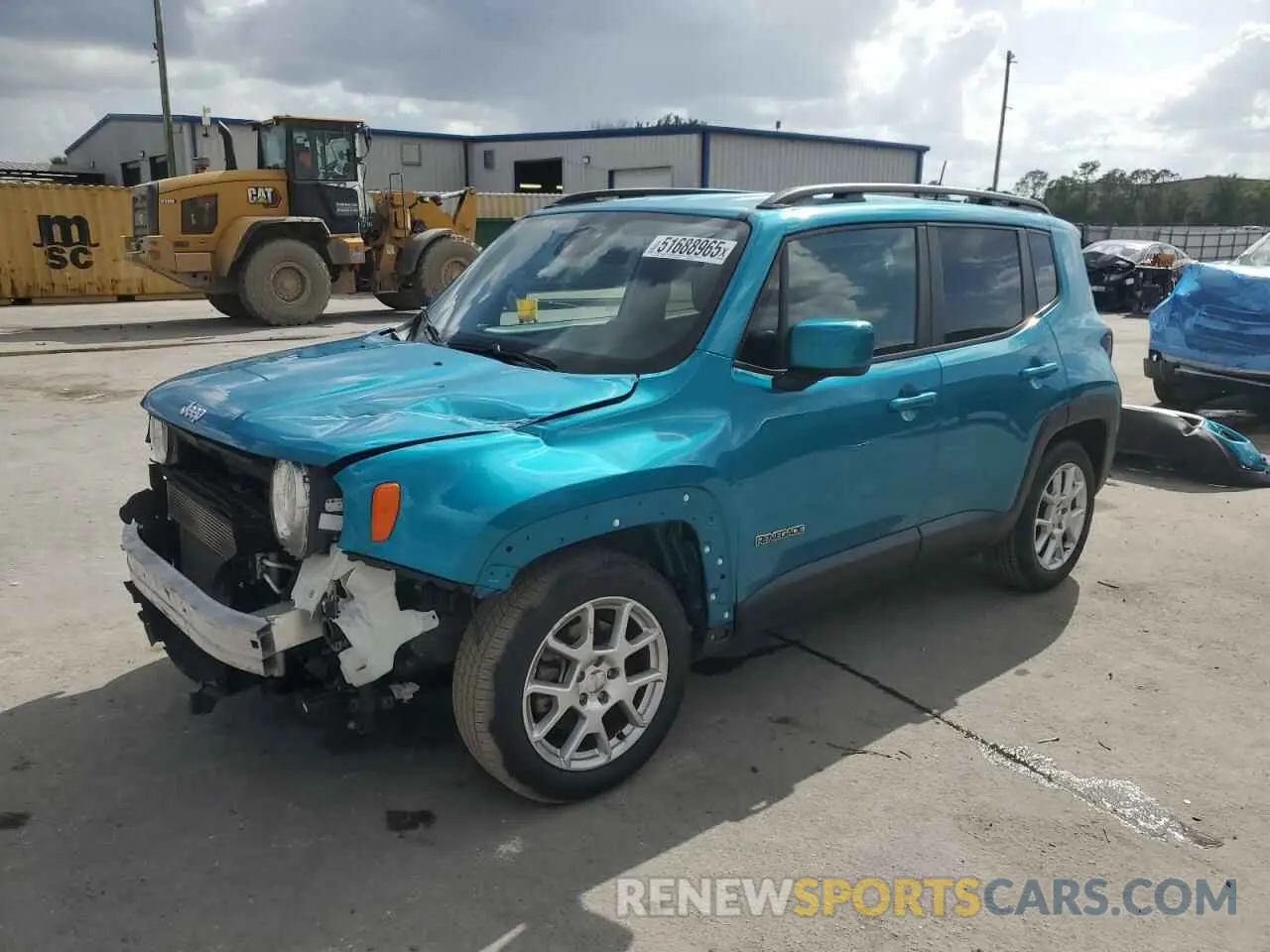 1 fotografías del automóvil dañado ZACNJABB5LPL68855 JEEP RENEGADE 2020