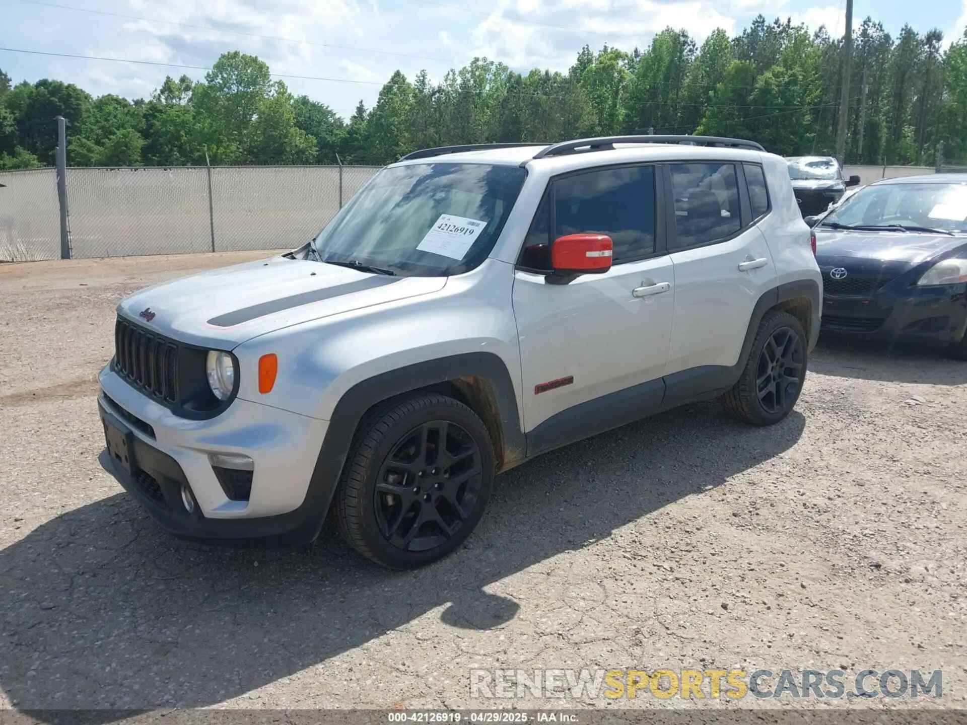 2 fotografías del automóvil dañado ZACNJABB5LPL92881 JEEP RENEGADE 2020