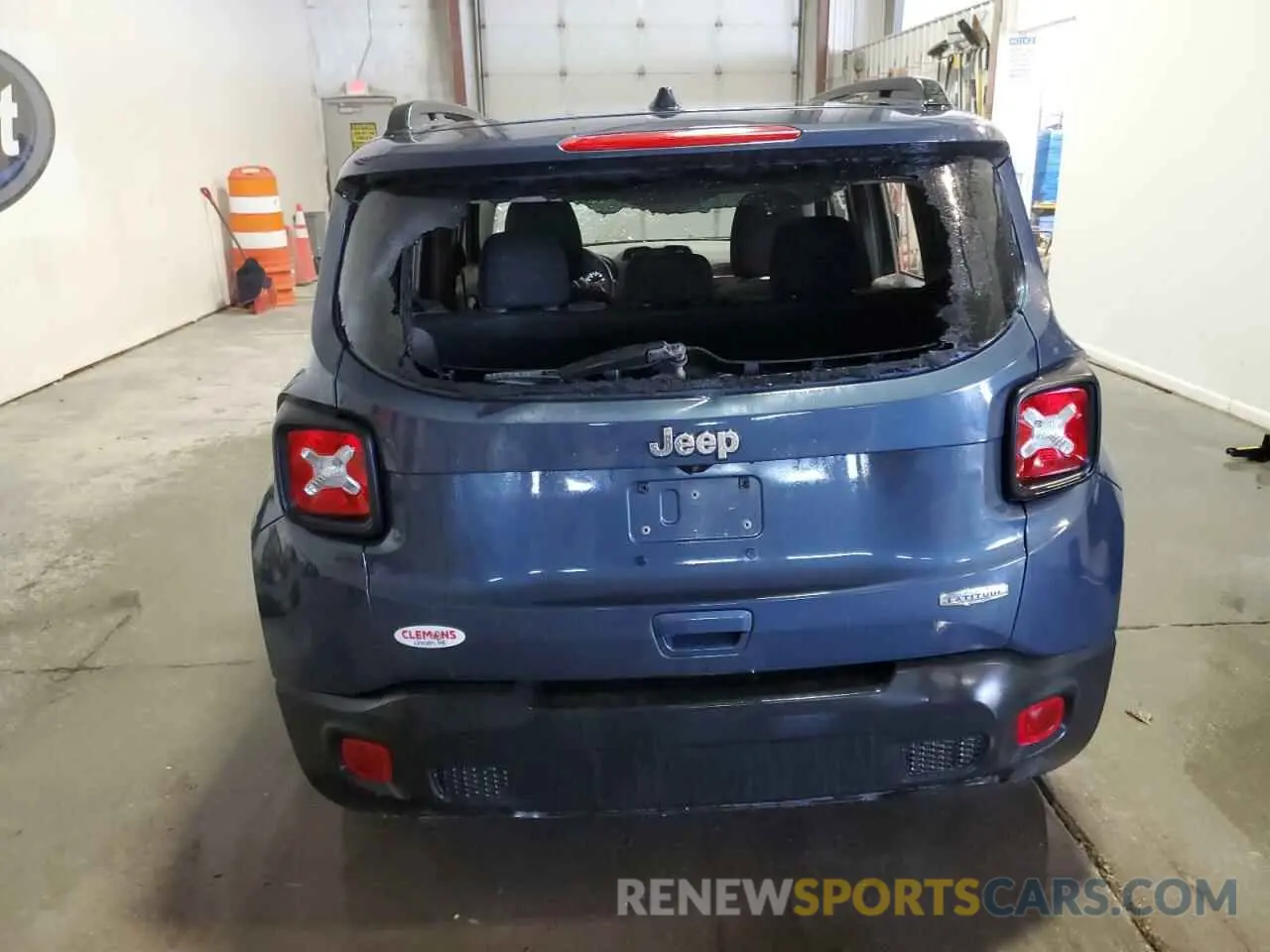 6 fotografías del automóvil dañado ZACNJABB5LPM00218 JEEP RENEGADE 2020
