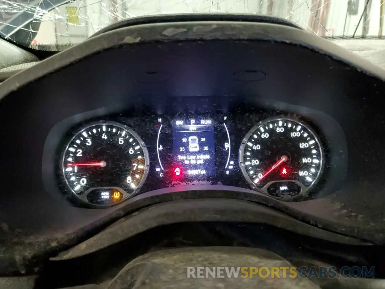 9 fotografías del automóvil dañado ZACNJABB5LPM00218 JEEP RENEGADE 2020
