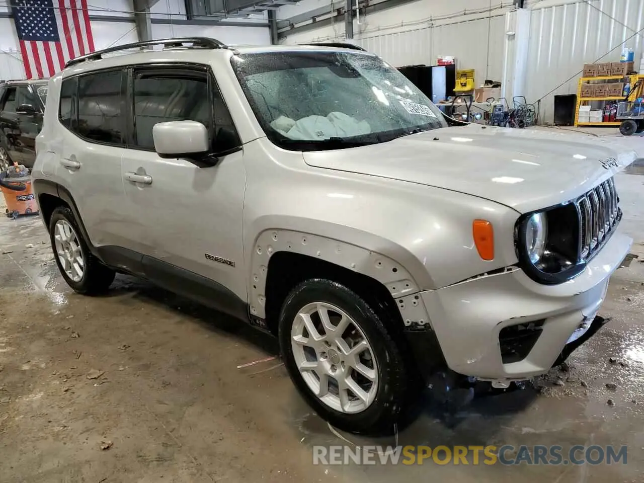 4 fotografías del automóvil dañado ZACNJABB6LPK93728 JEEP RENEGADE 2020
