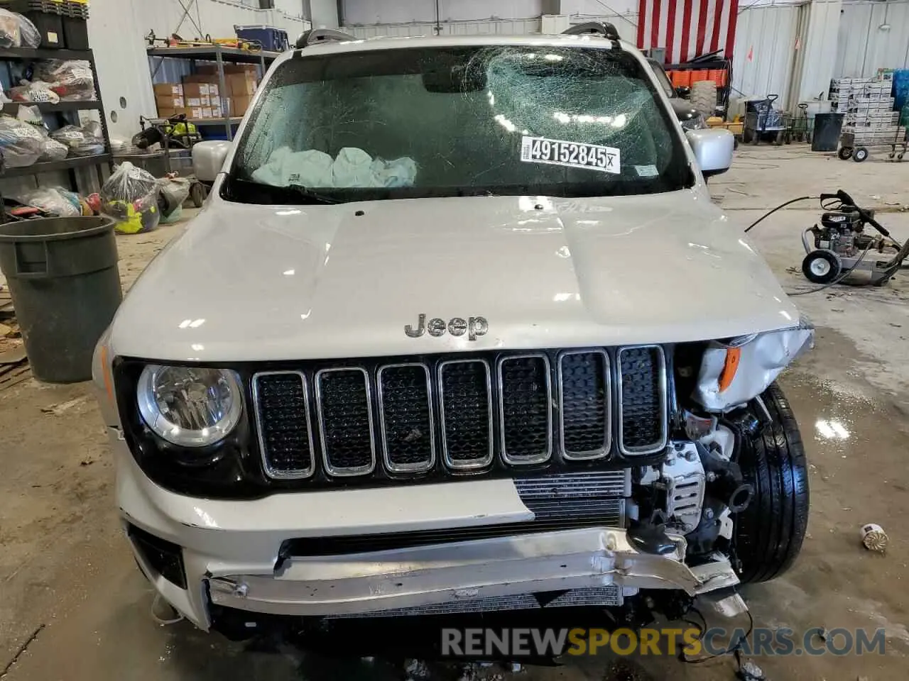 5 fotografías del automóvil dañado ZACNJABB6LPK93728 JEEP RENEGADE 2020