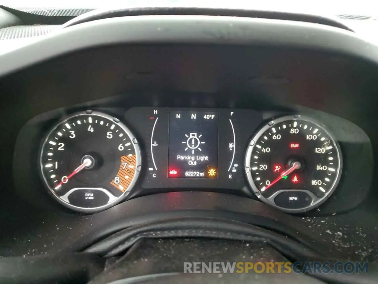 9 fotografías del automóvil dañado ZACNJABB6LPK93728 JEEP RENEGADE 2020