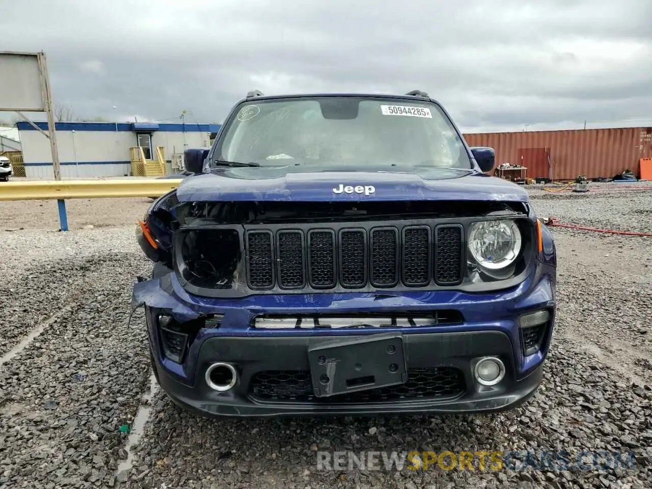 5 fotografías del automóvil dañado ZACNJABB6LPL84210 JEEP RENEGADE 2020