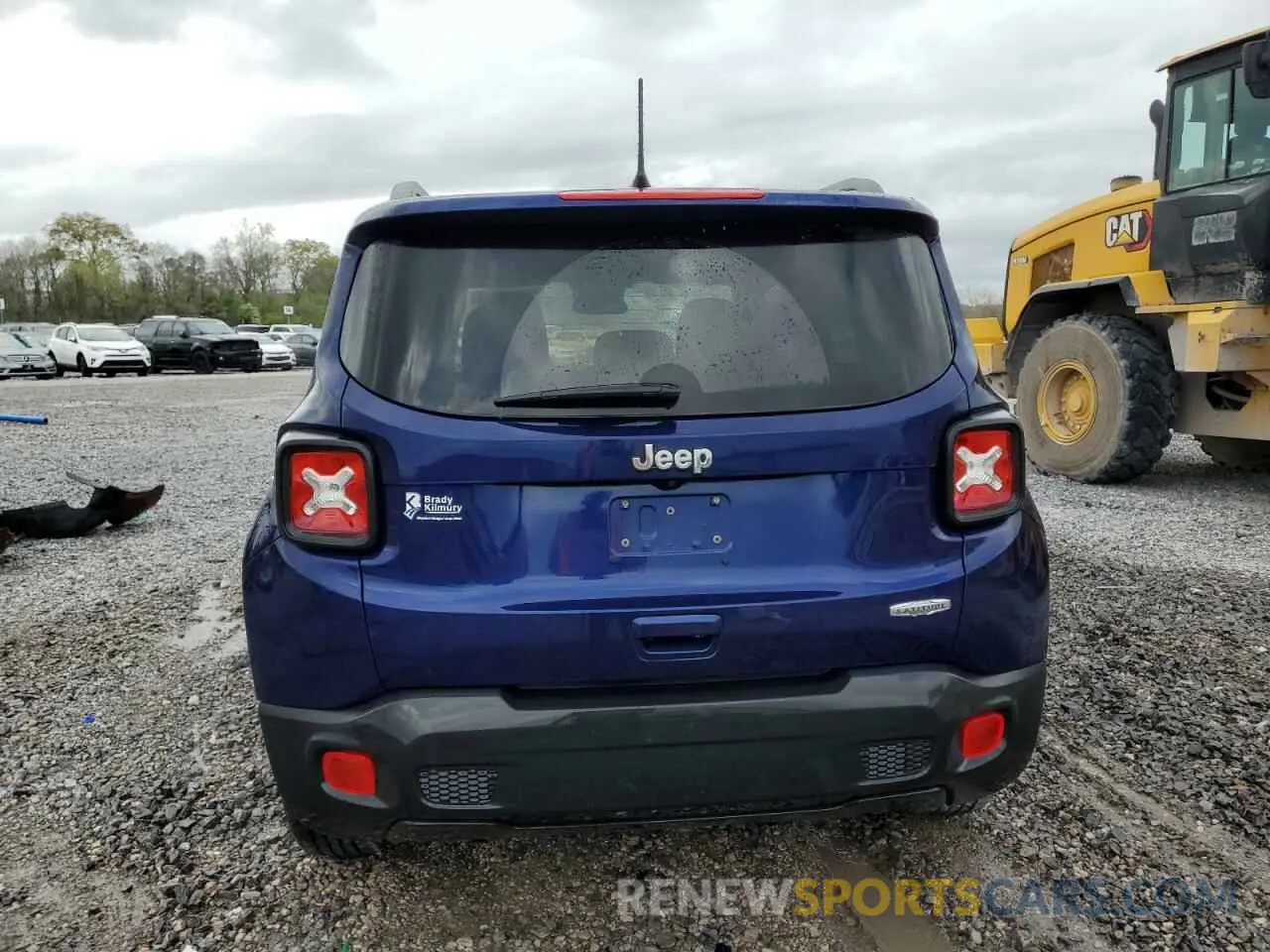 6 fotografías del automóvil dañado ZACNJABB6LPL84210 JEEP RENEGADE 2020