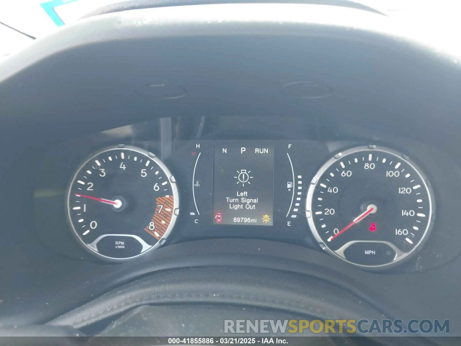 7 fotografías del automóvil dañado ZACNJABB8LPL11534 JEEP RENEGADE 2020