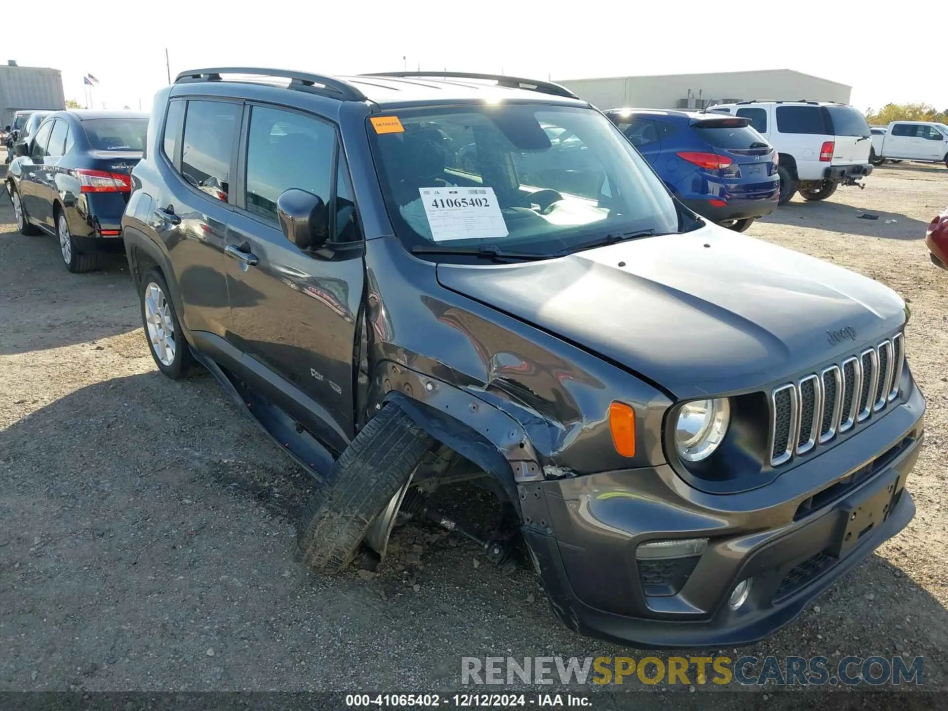 1 fotografías del automóvil dañado ZACNJABB8LPL25157 JEEP RENEGADE 2020