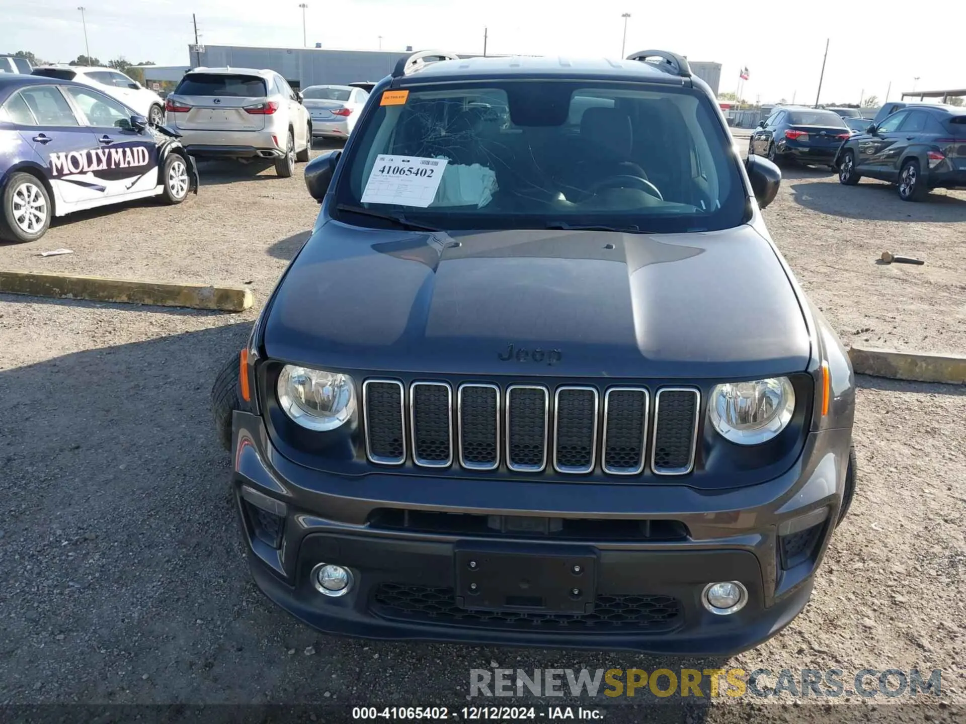 12 fotografías del automóvil dañado ZACNJABB8LPL25157 JEEP RENEGADE 2020