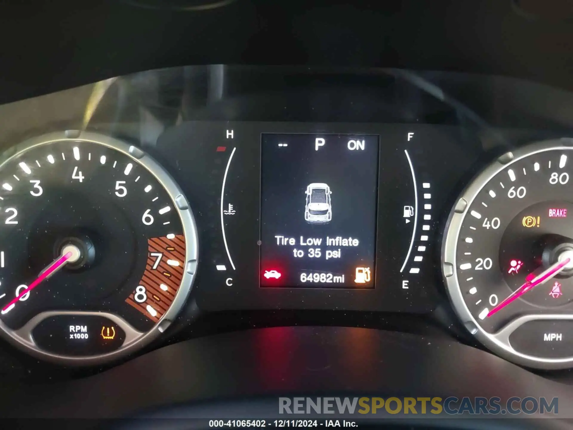 7 fotografías del automóvil dañado ZACNJABB8LPL25157 JEEP RENEGADE 2020