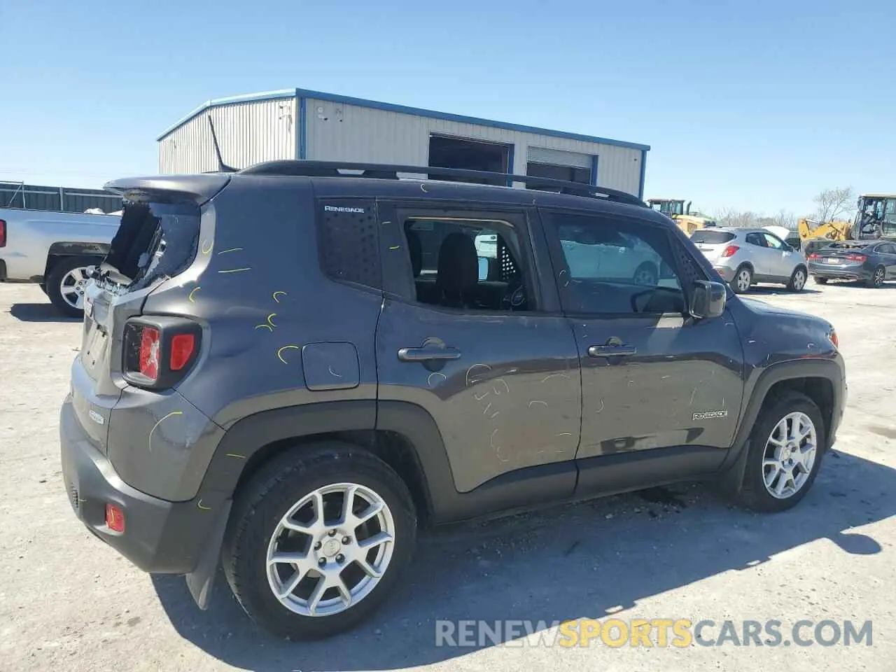 3 fotografías del automóvil dañado ZACNJABB8LPL46722 JEEP RENEGADE 2020