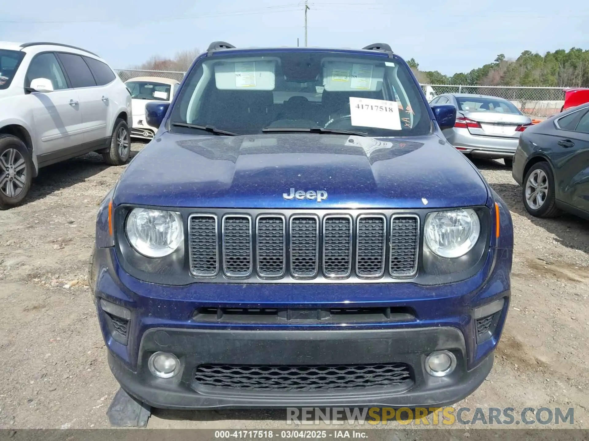 12 fotografías del automóvil dañado ZACNJABB8LPL68316 JEEP RENEGADE 2020