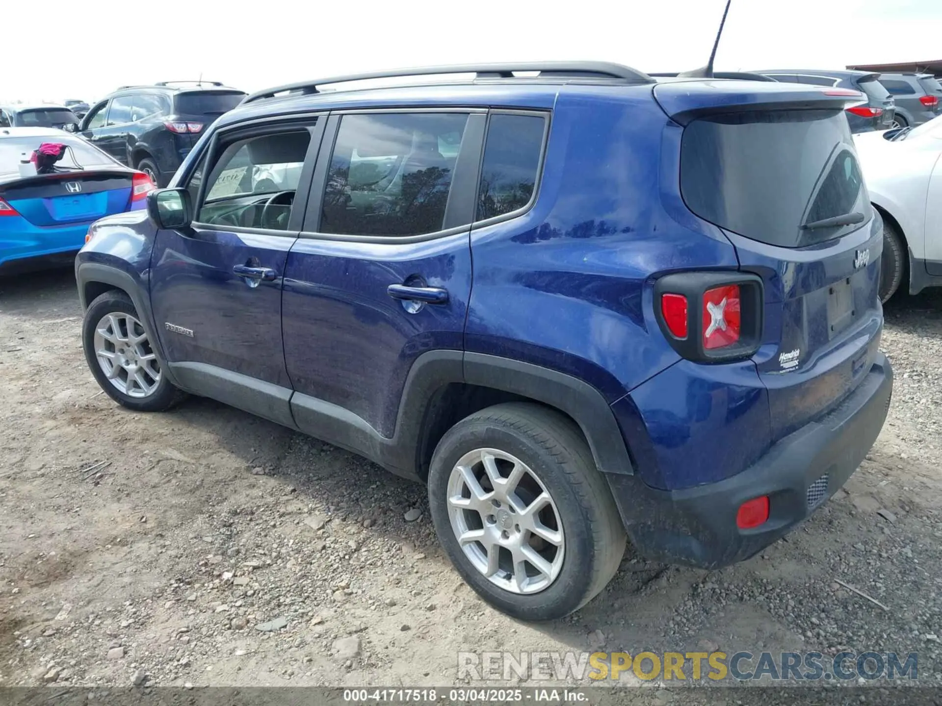 3 fotografías del automóvil dañado ZACNJABB8LPL68316 JEEP RENEGADE 2020
