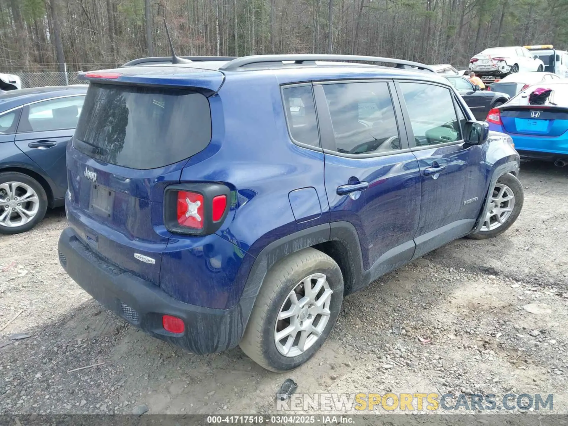 4 fotografías del automóvil dañado ZACNJABB8LPL68316 JEEP RENEGADE 2020