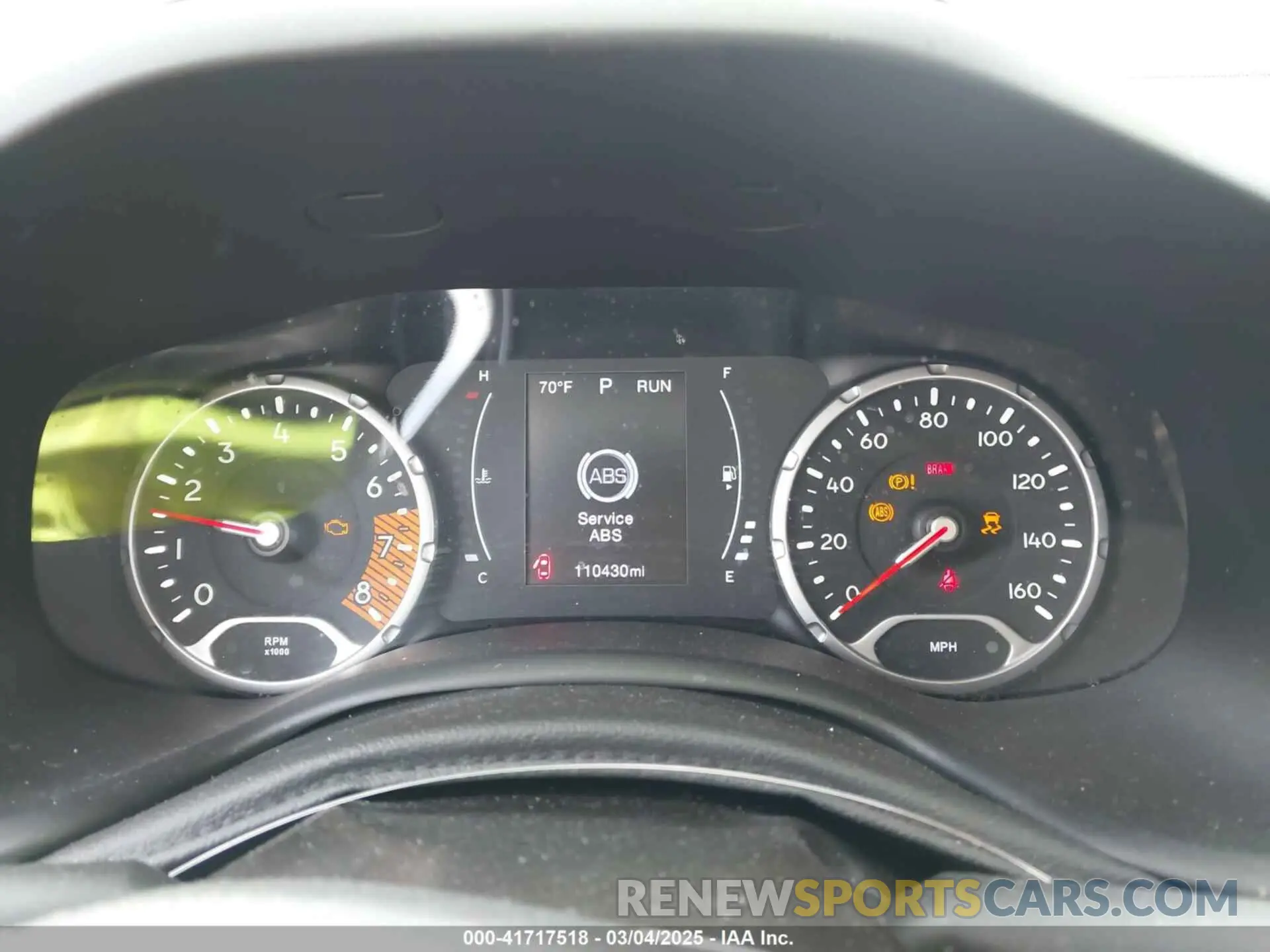 7 fotografías del automóvil dañado ZACNJABB8LPL68316 JEEP RENEGADE 2020