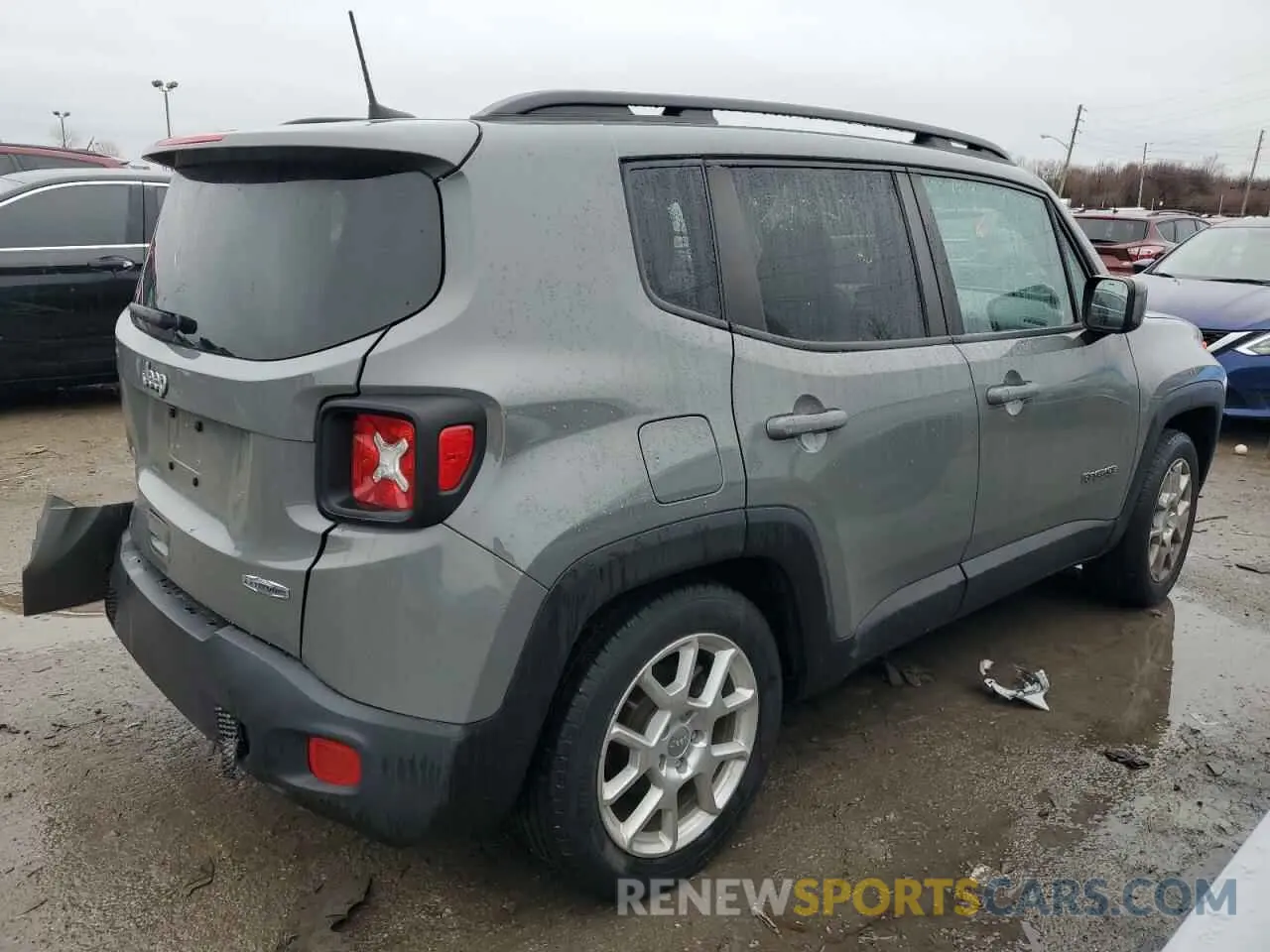 3 fotografías del automóvil dañado ZACNJABB9LPL27046 JEEP RENEGADE 2020