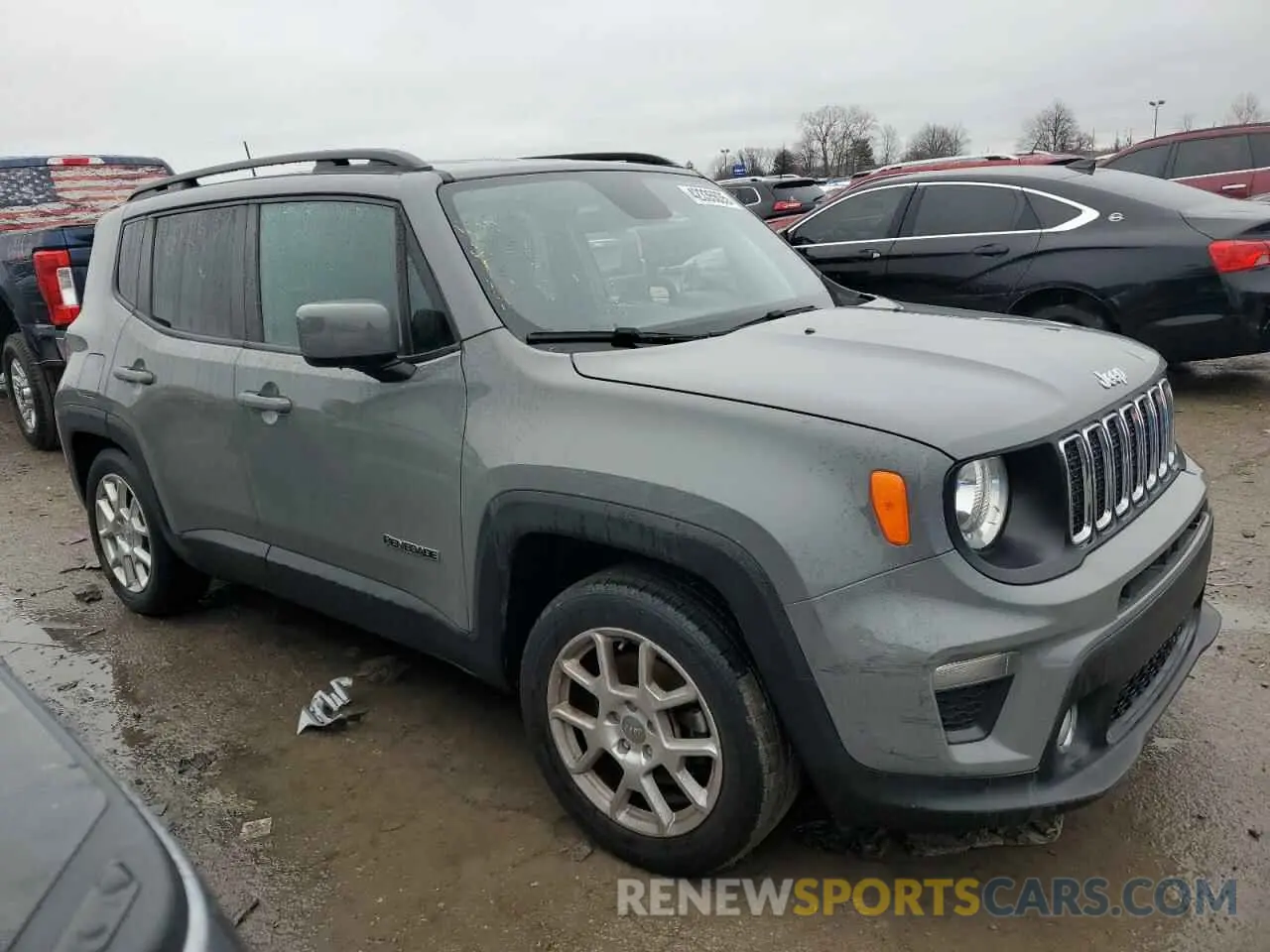 4 fotografías del automóvil dañado ZACNJABB9LPL27046 JEEP RENEGADE 2020