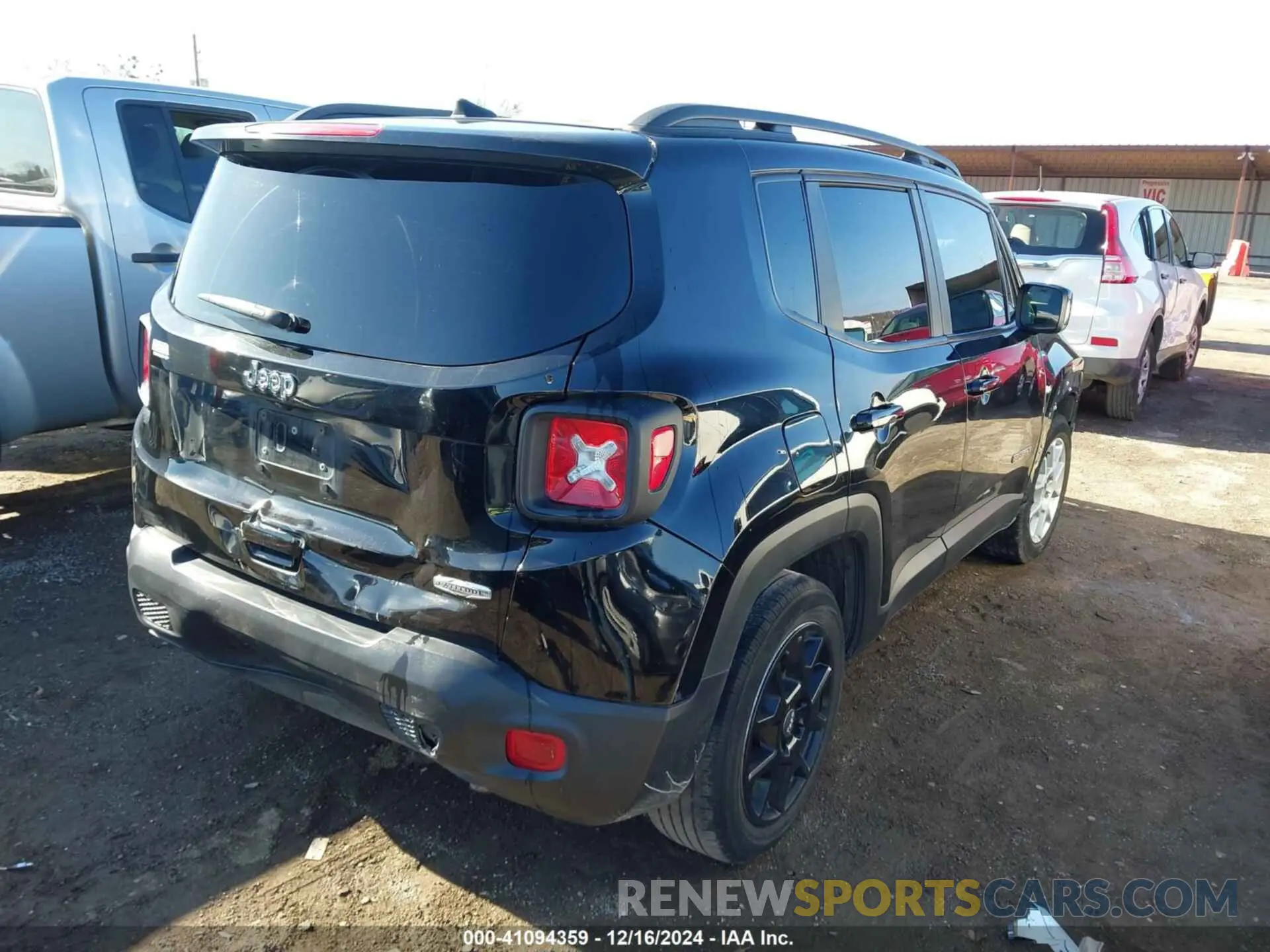 4 fotografías del automóvil dañado ZACNJABB9LPL50634 JEEP RENEGADE 2020