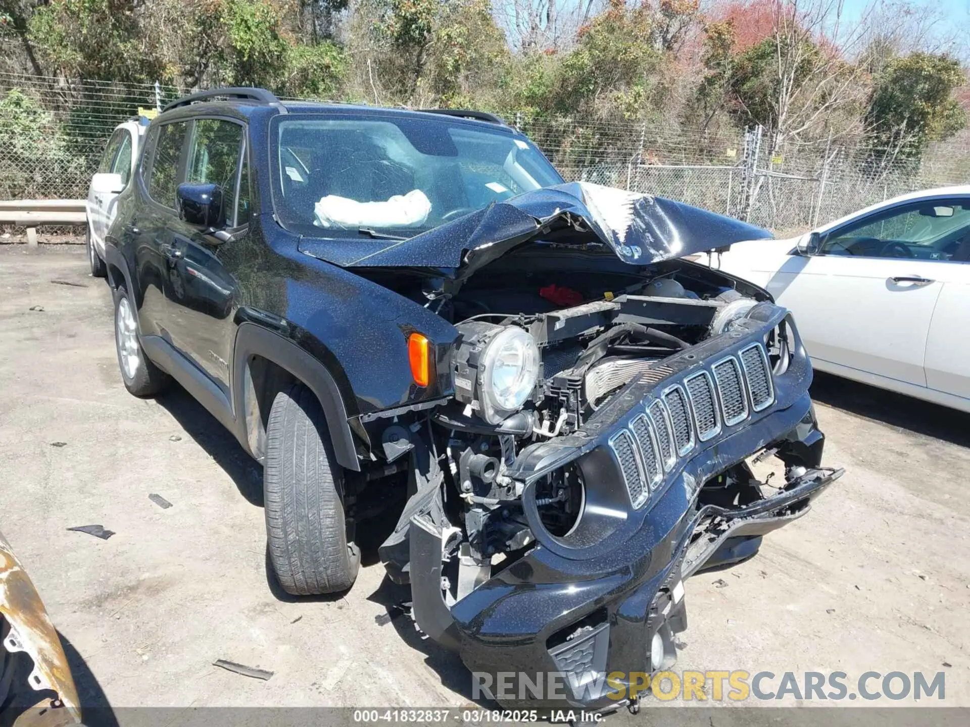 1 fotografías del automóvil dañado ZACNJABB9LPL63724 JEEP RENEGADE 2020