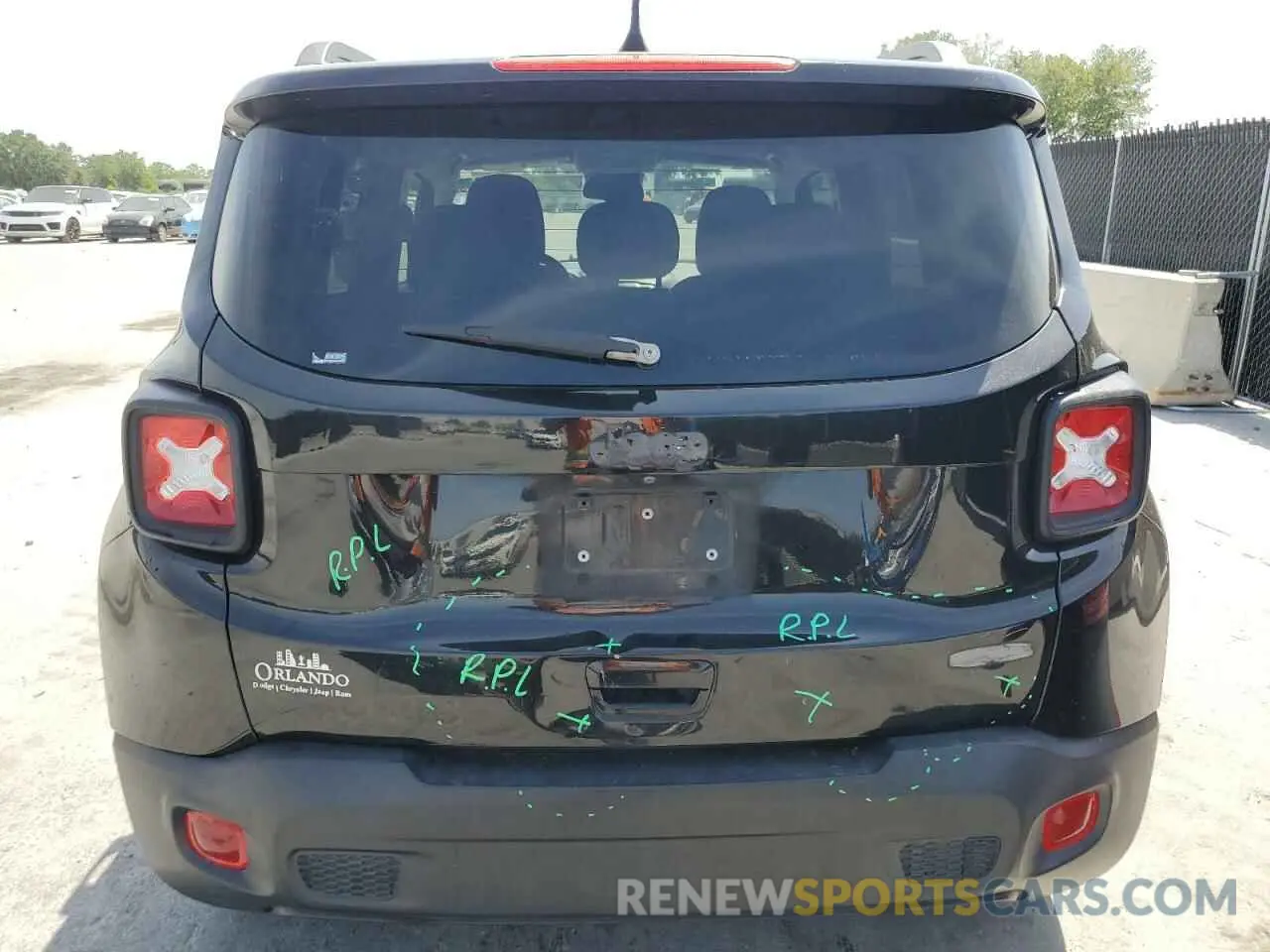 6 fotografías del automóvil dañado ZACNJABB9LPL65716 JEEP RENEGADE 2020