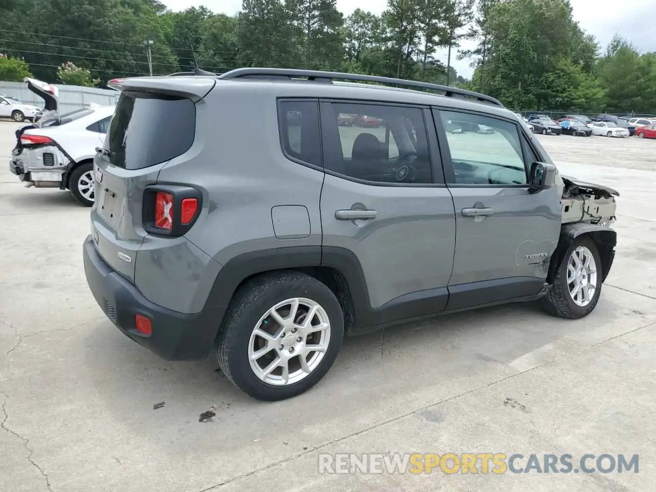3 fotografías del automóvil dañado ZACNJABB9LPL76621 JEEP RENEGADE 2020