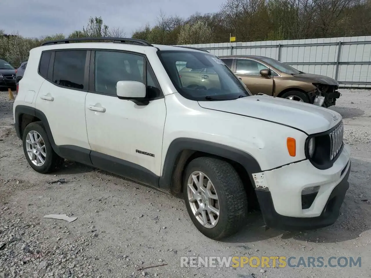 4 fotografías del automóvil dañado ZACNJABBXLPL94013 JEEP RENEGADE 2020
