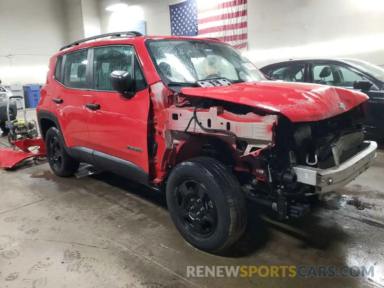 4 fotografías del automóvil dañado ZACNJBAB0LPL25483 JEEP RENEGADE 2020