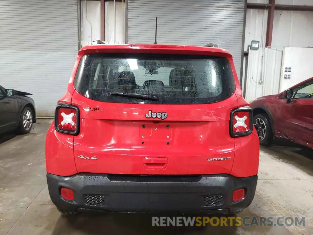 6 fotografías del automóvil dañado ZACNJBAB0LPL25483 JEEP RENEGADE 2020