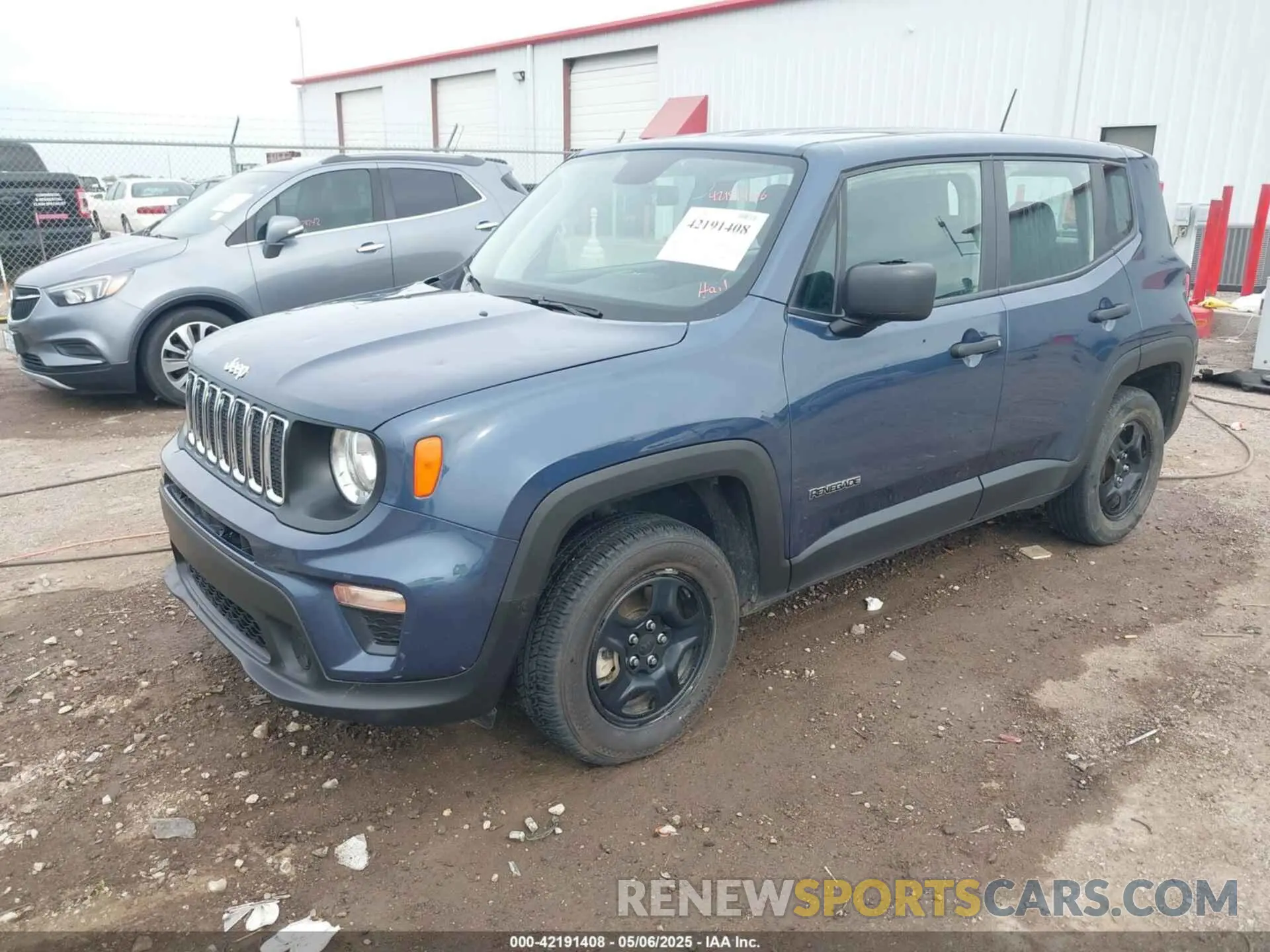 2 fotografías del automóvil dañado ZACNJBAB0LPL32160 JEEP RENEGADE 2020