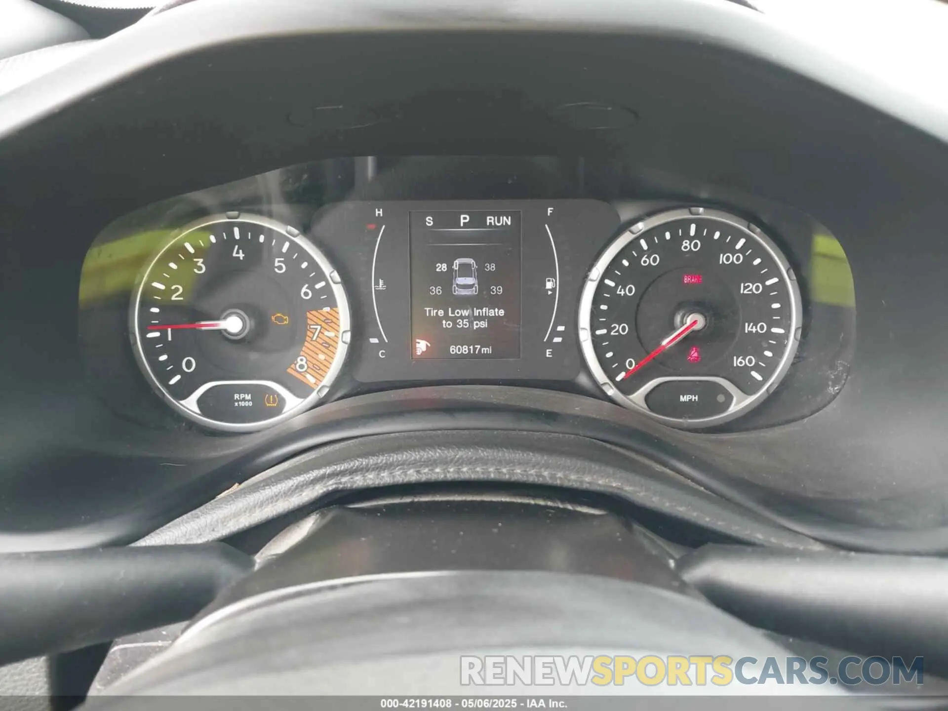 7 fotografías del automóvil dañado ZACNJBAB0LPL32160 JEEP RENEGADE 2020