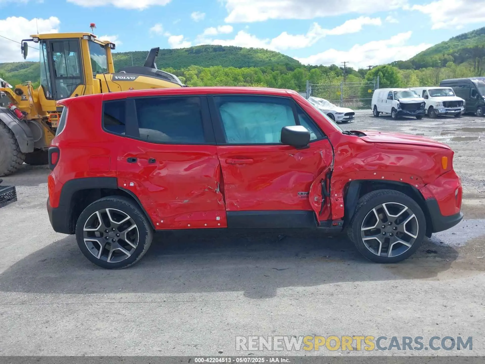 13 fotografías del automóvil dañado ZACNJBAB0LPM08654 JEEP RENEGADE 2020