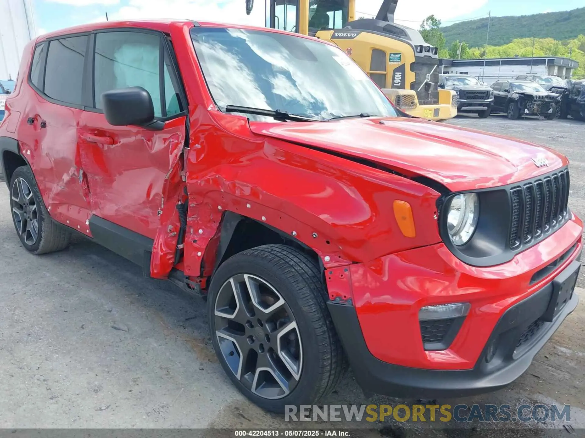 6 fotografías del automóvil dañado ZACNJBAB0LPM08654 JEEP RENEGADE 2020