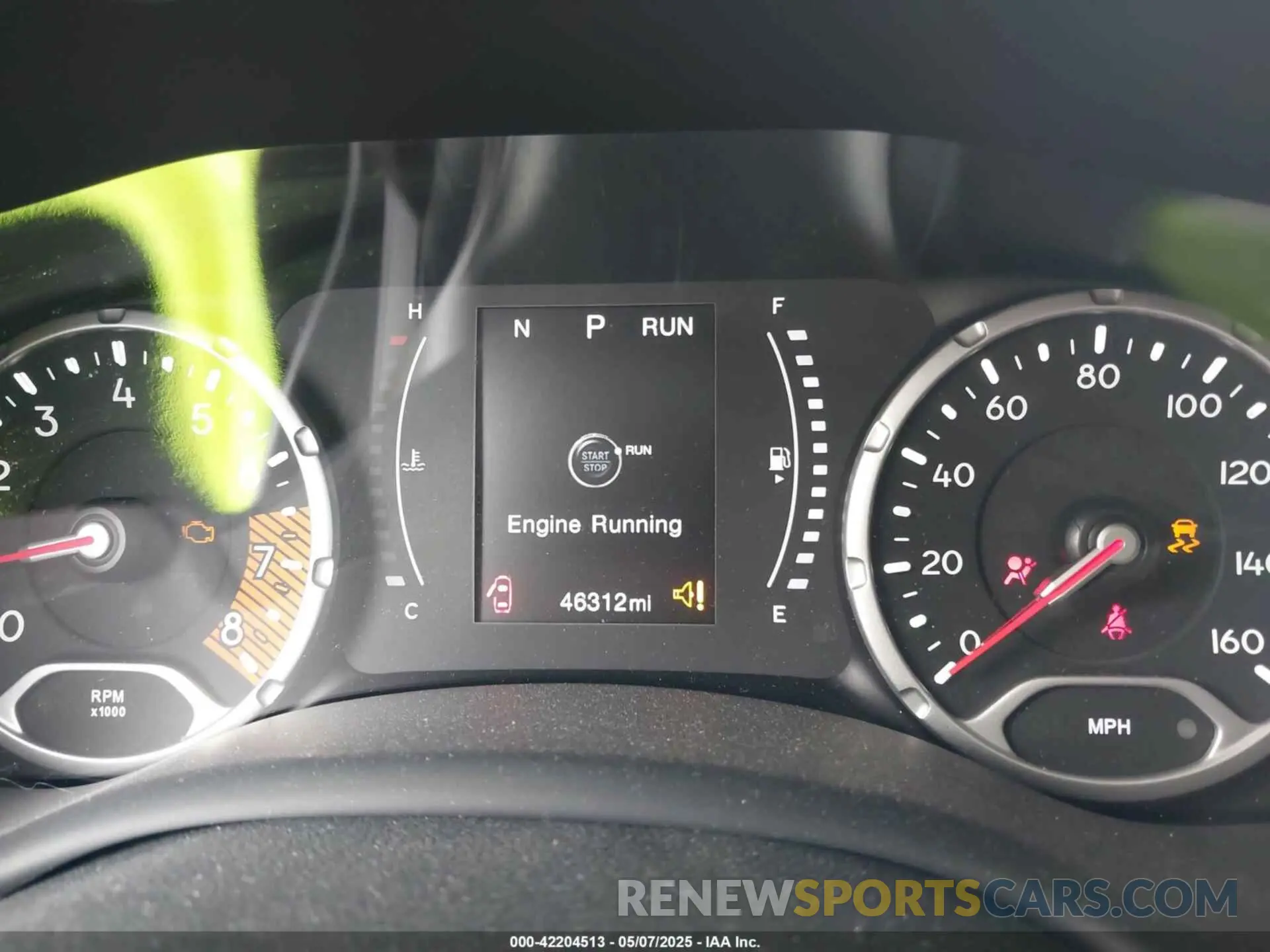 7 fotografías del automóvil dañado ZACNJBAB0LPM08654 JEEP RENEGADE 2020