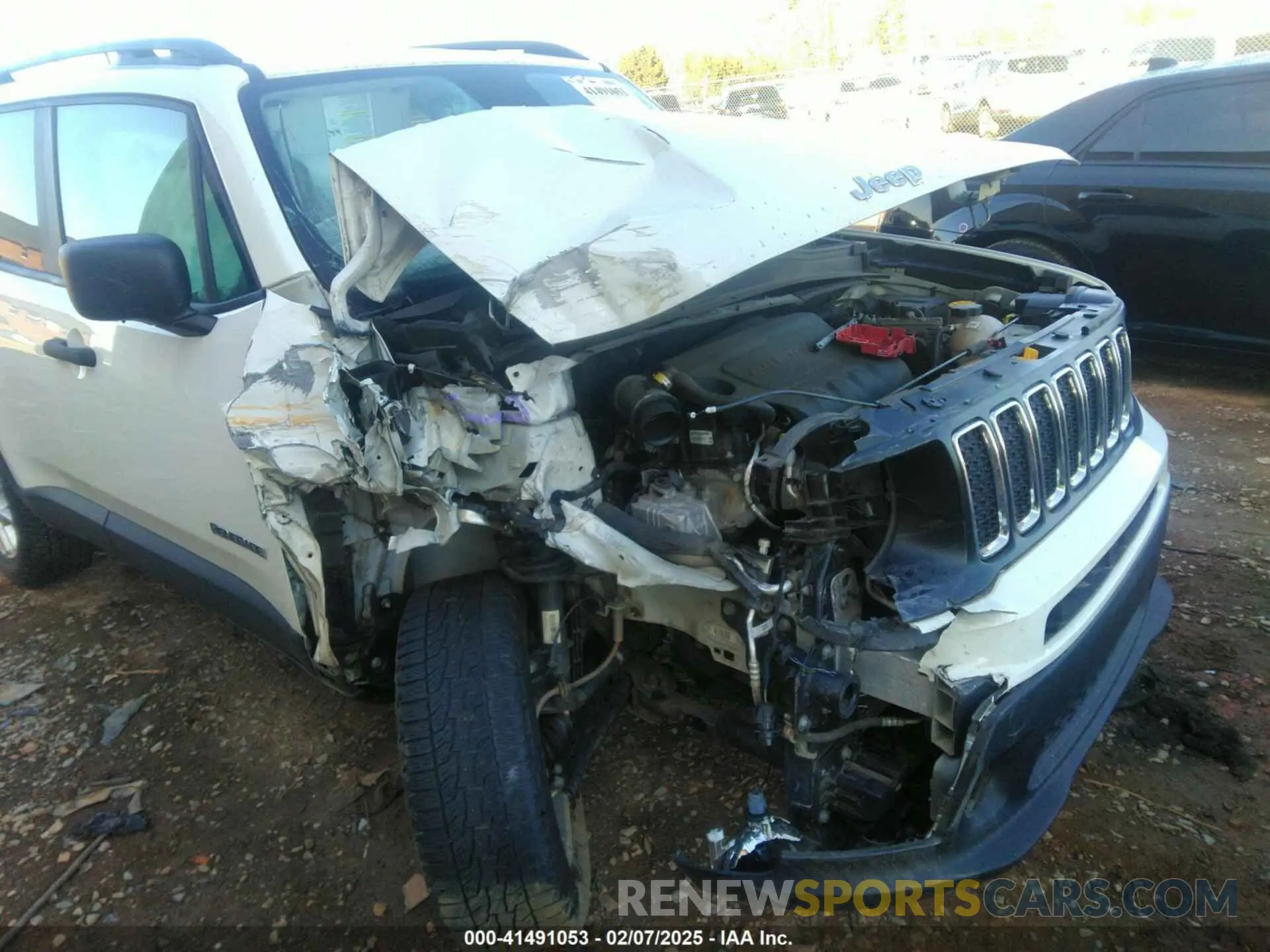 1 fotografías del automóvil dañado ZACNJBAB1LPL03878 JEEP RENEGADE 2020