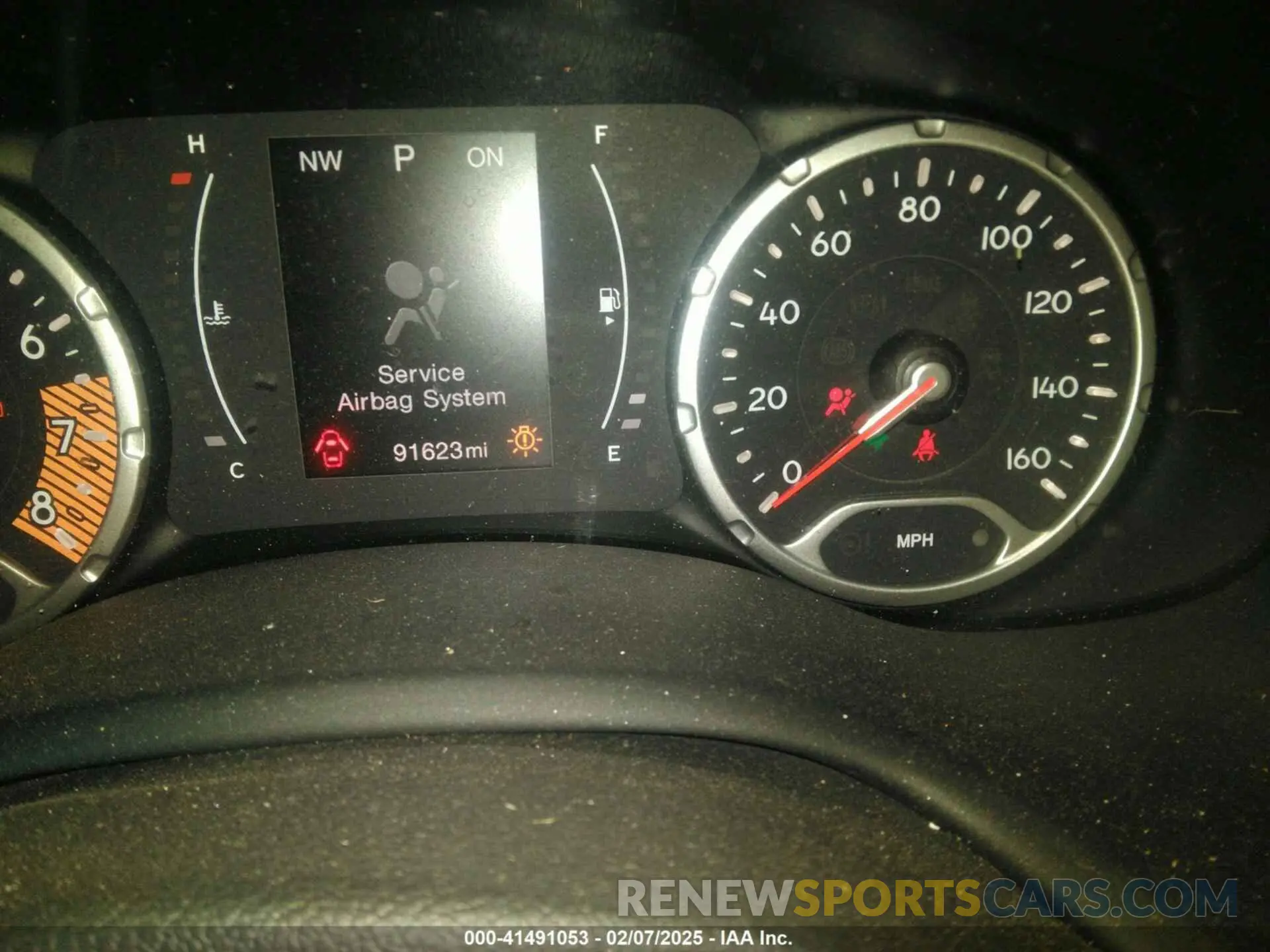 7 fotografías del automóvil dañado ZACNJBAB1LPL03878 JEEP RENEGADE 2020